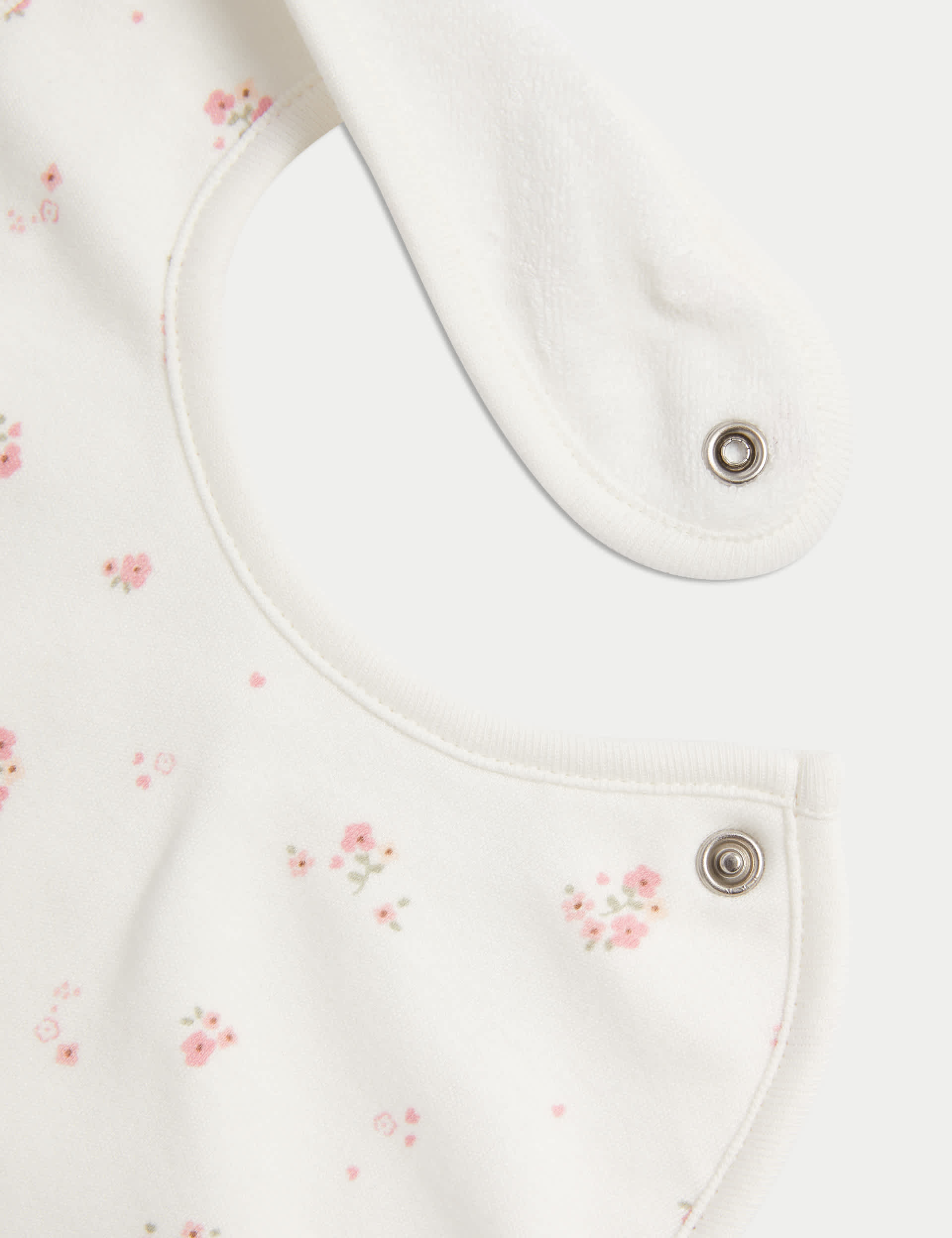 M&S Collection Girls 5pk Pure Cotton Floral Dribble Bibs - Pink Mix, Pink Mix