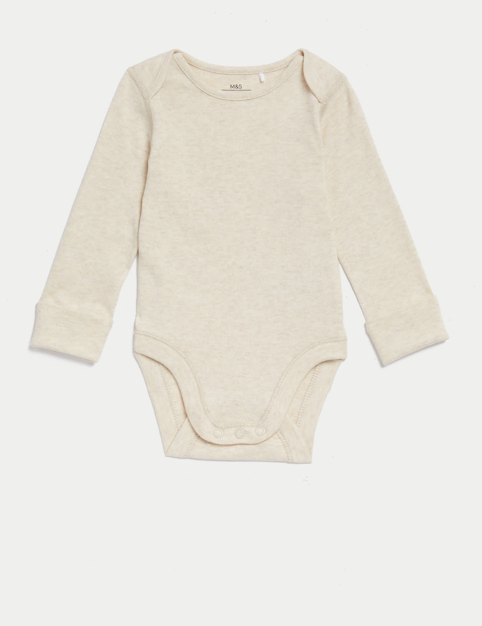 M&S Collection Girls 5pk Pure Cotton Striped & Bear Bodysuits (6lbs-3 Yrs) - 2-3Y - Camel Mix, Came