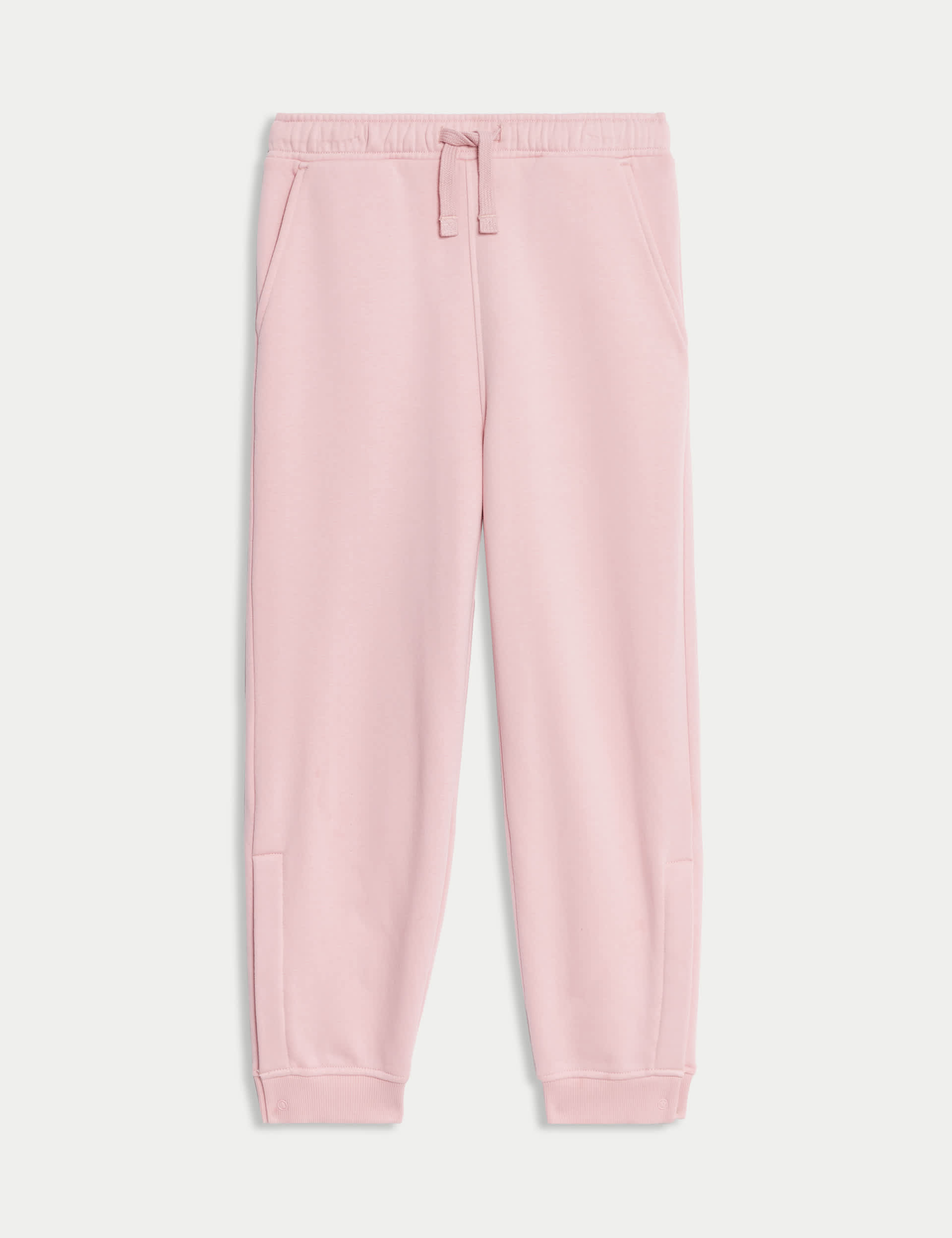 M&S Collection Boys Adaptive Cotton Rich Joggers (2-16 Yrs) - 6-7 Y - Pink, Green,Pink,Cobalt,Steel 