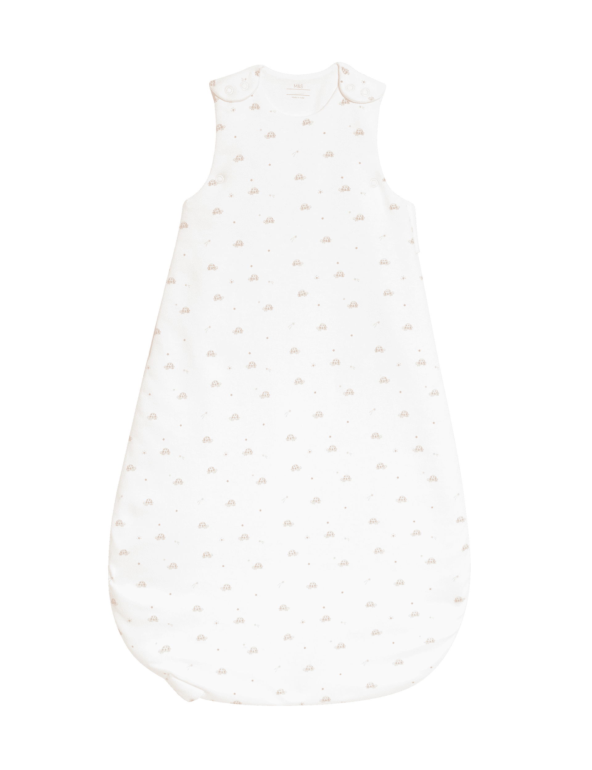 M&S Collection Pure Cotton 2.5 Tog Sleeping Bag (0-36 Mths) - 18-36 - Ivory, Ivory