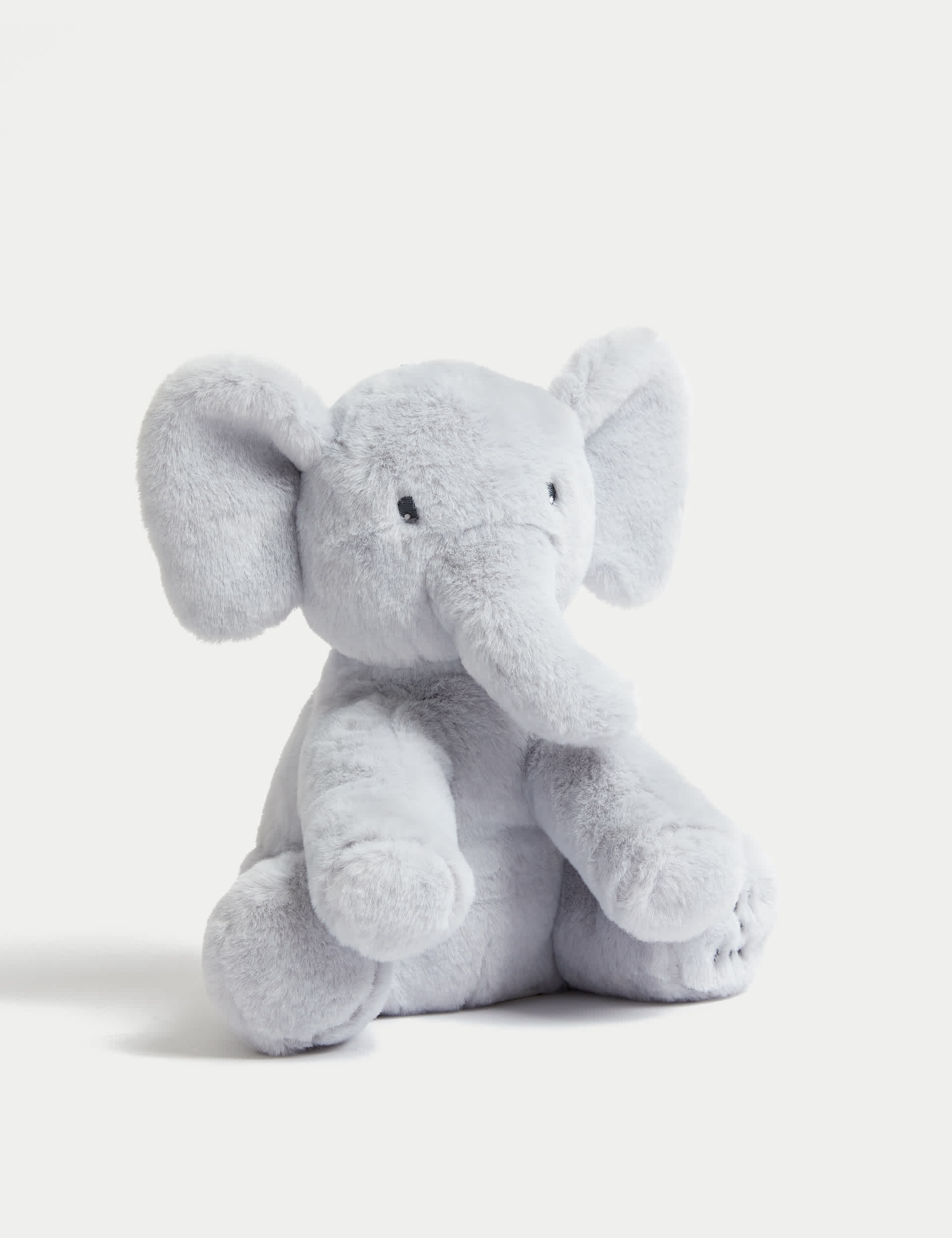 M&S Born In 2024 Elephant Soft Toy - Grey Mix, Grey Mix