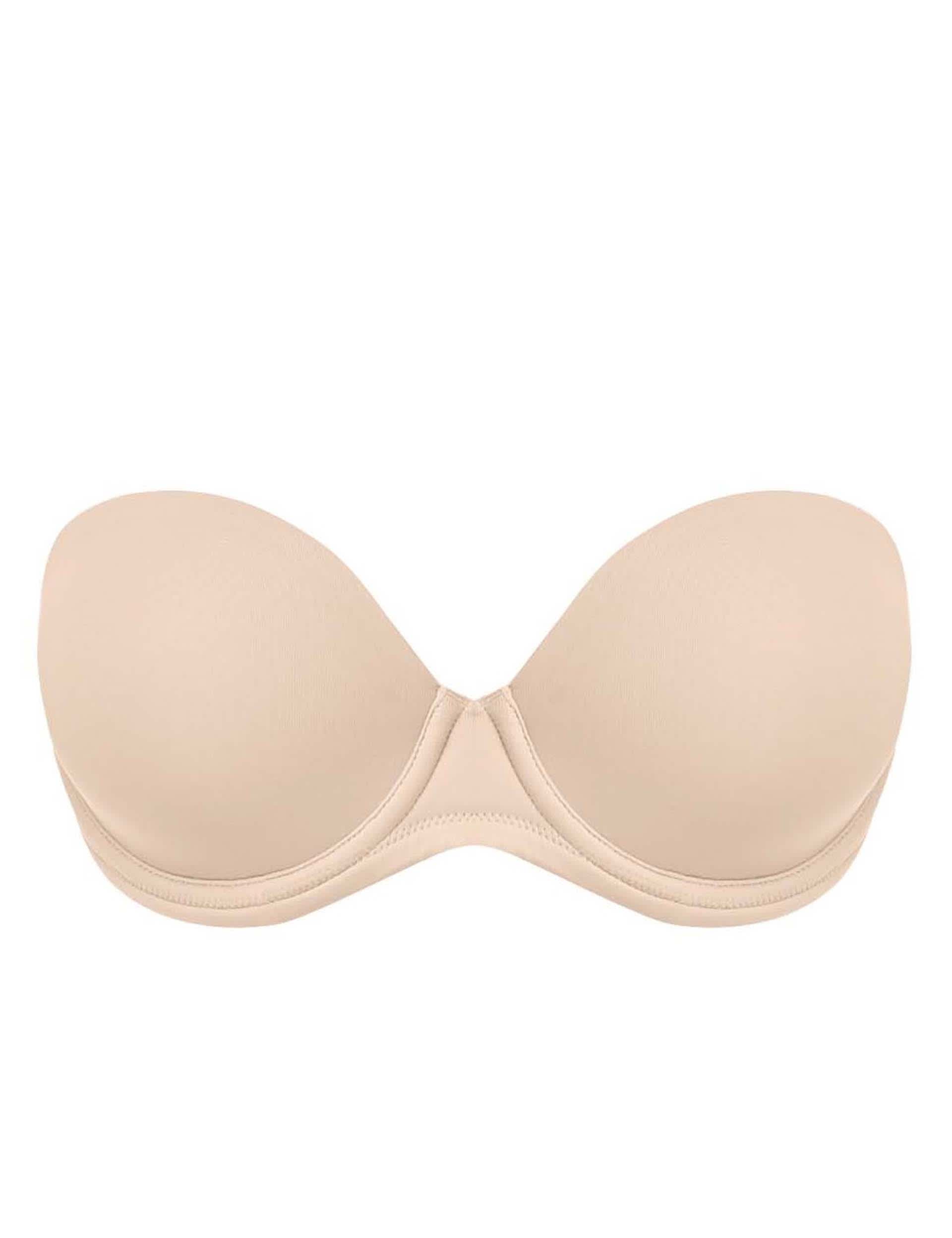 Wacoal Women's Red Carpet Wired Strapless Bra - 40DD - Beige, Beige,Black