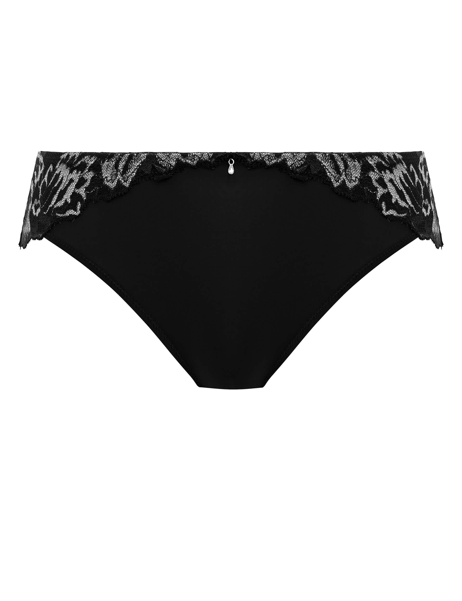 Fantasie Women's Aubree Lace Full Briefs - M - Black Mix, Black Mix