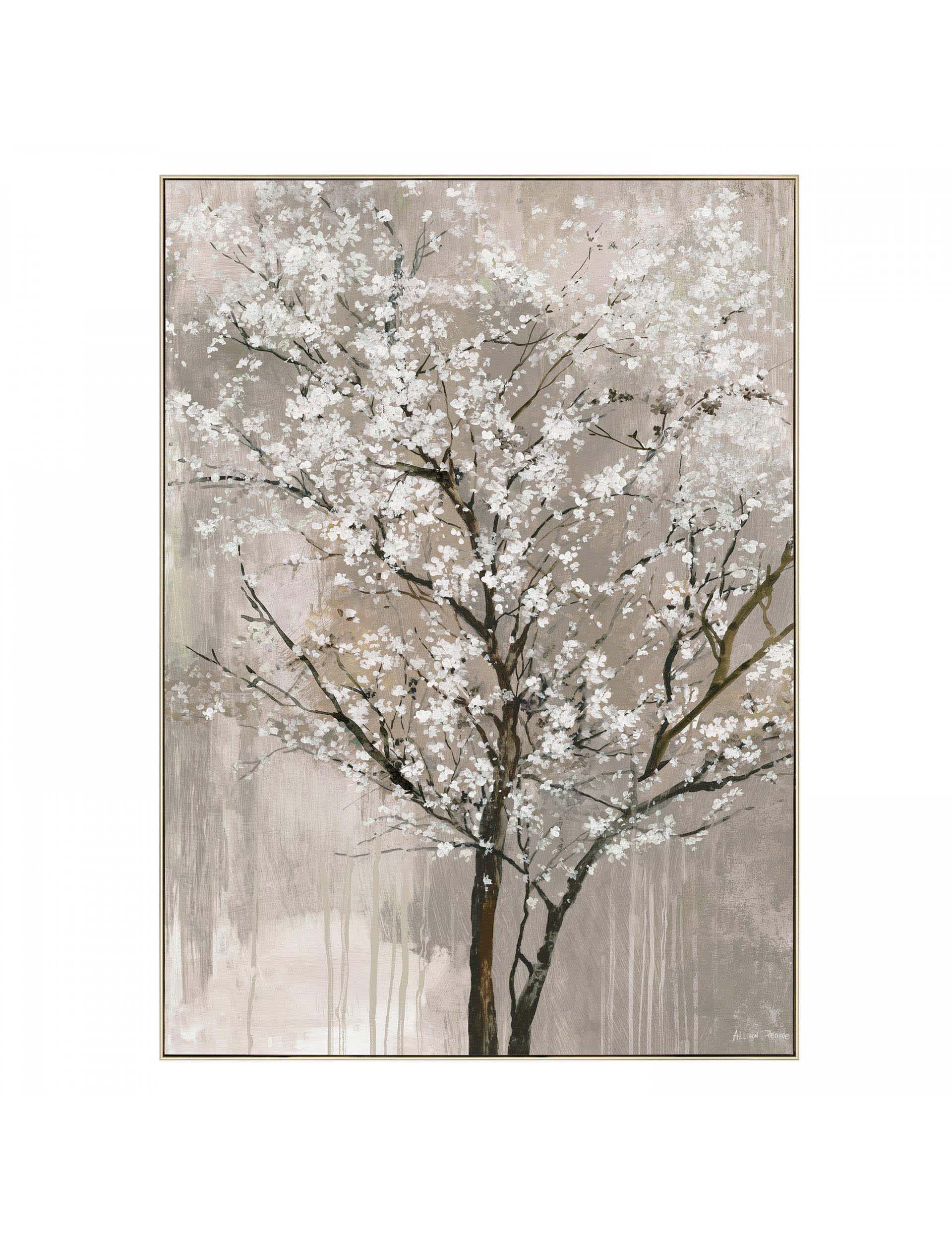 Gallery Direct Blossom Breeze Square Framed Art - Gold, Gold