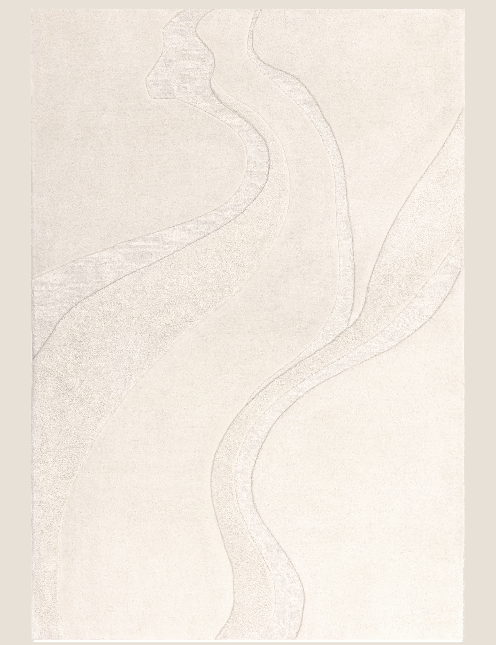 Asiatic Olsen Rug - M - Ivory, Ivory