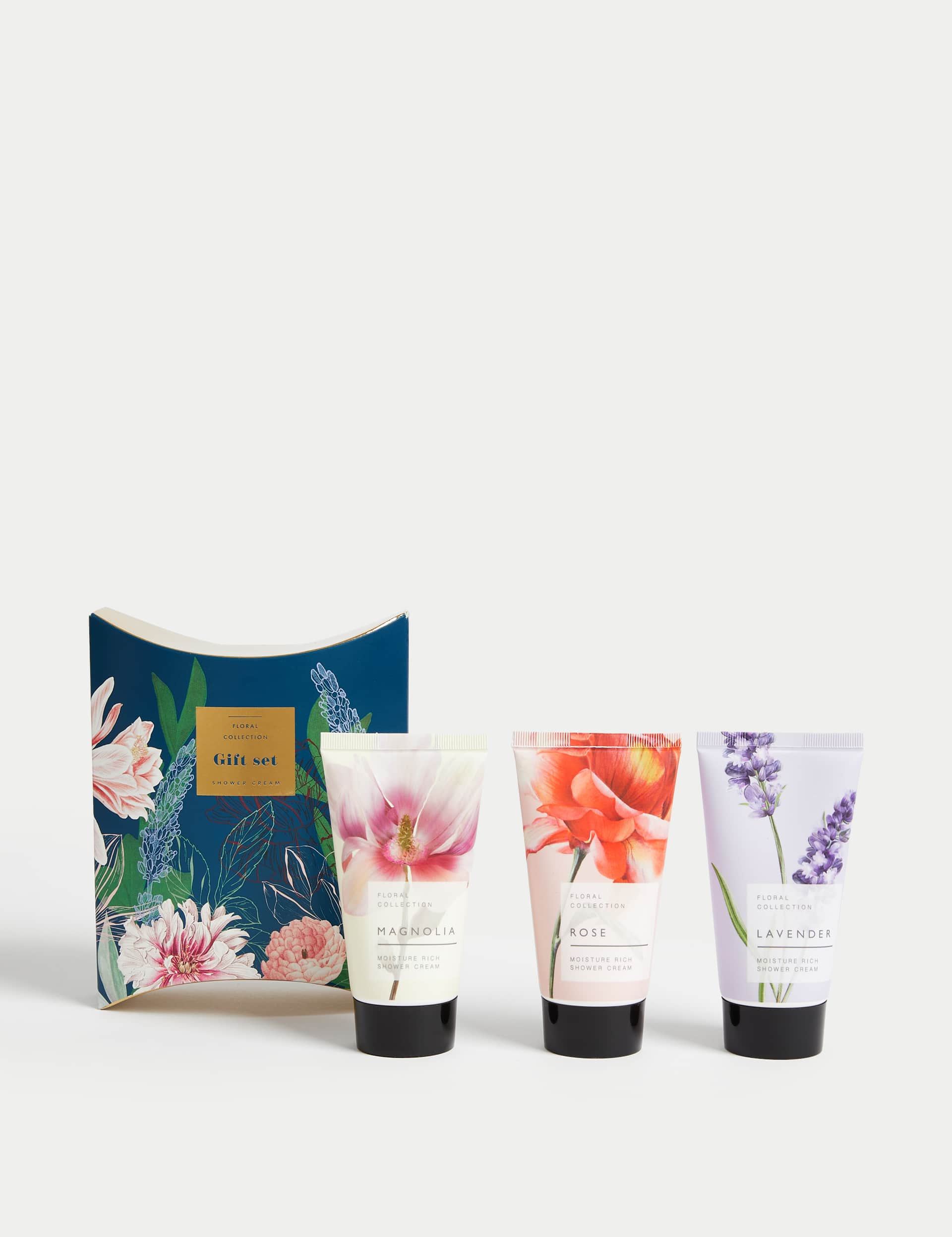 Floral Collection Women's Shower Cream Trio