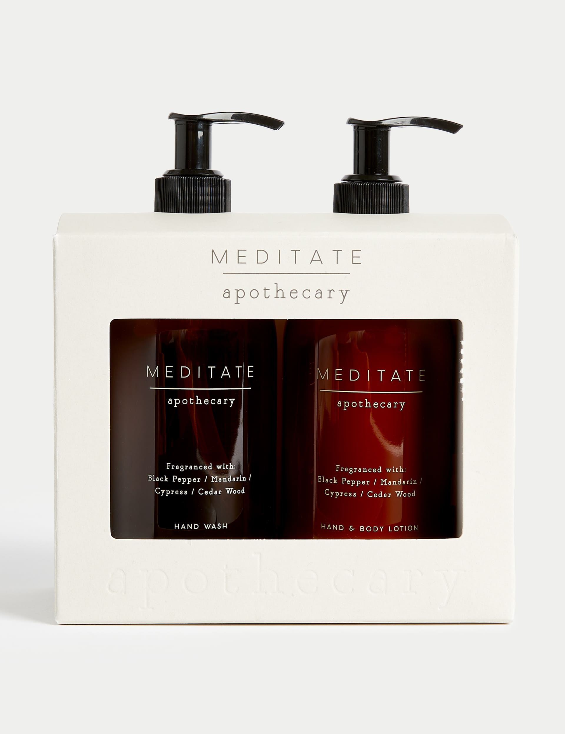 Apothecary Women's Meditate Hand Wash & Lotion Set