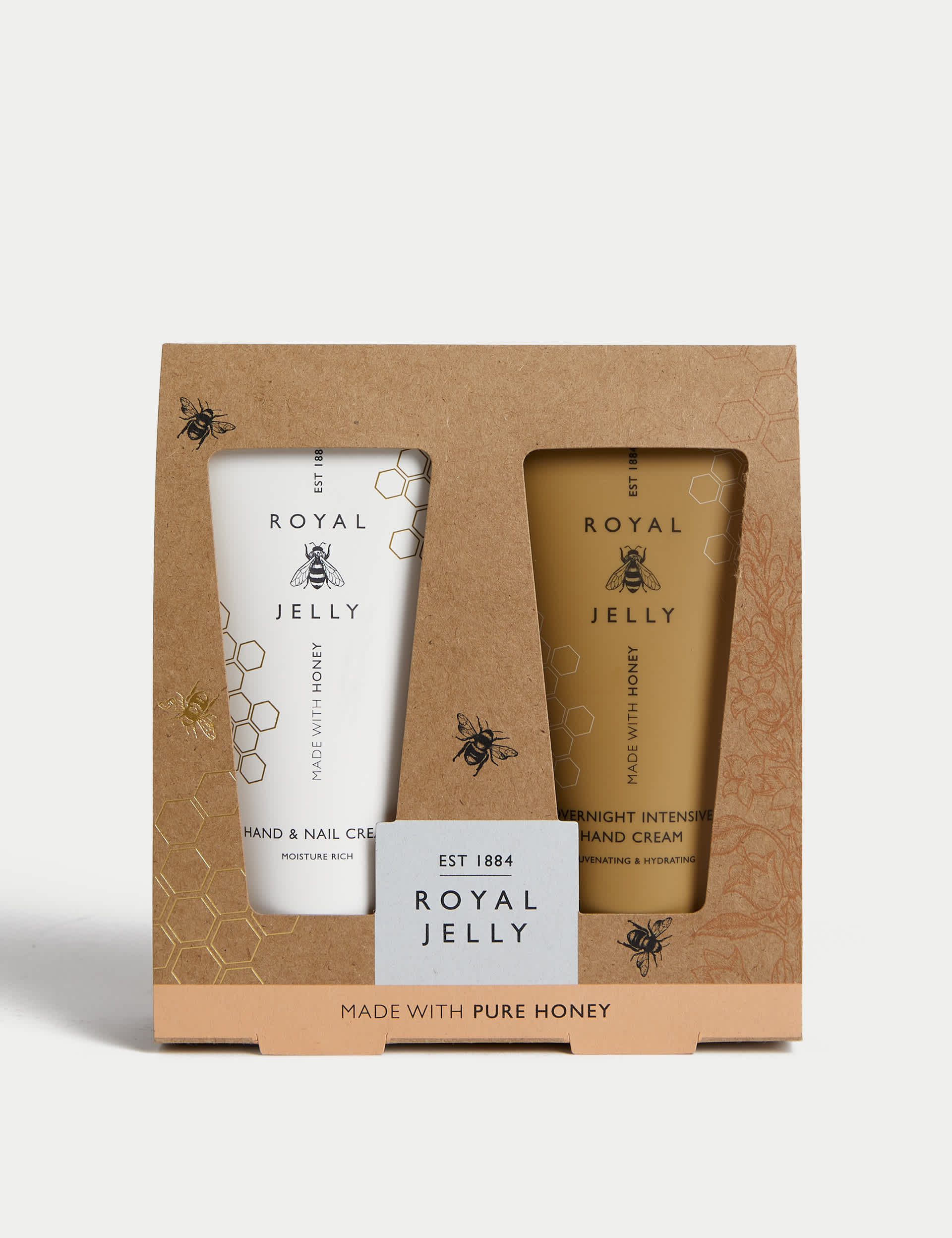 Royal Jelly Women's Hand & Nail Cream Duo