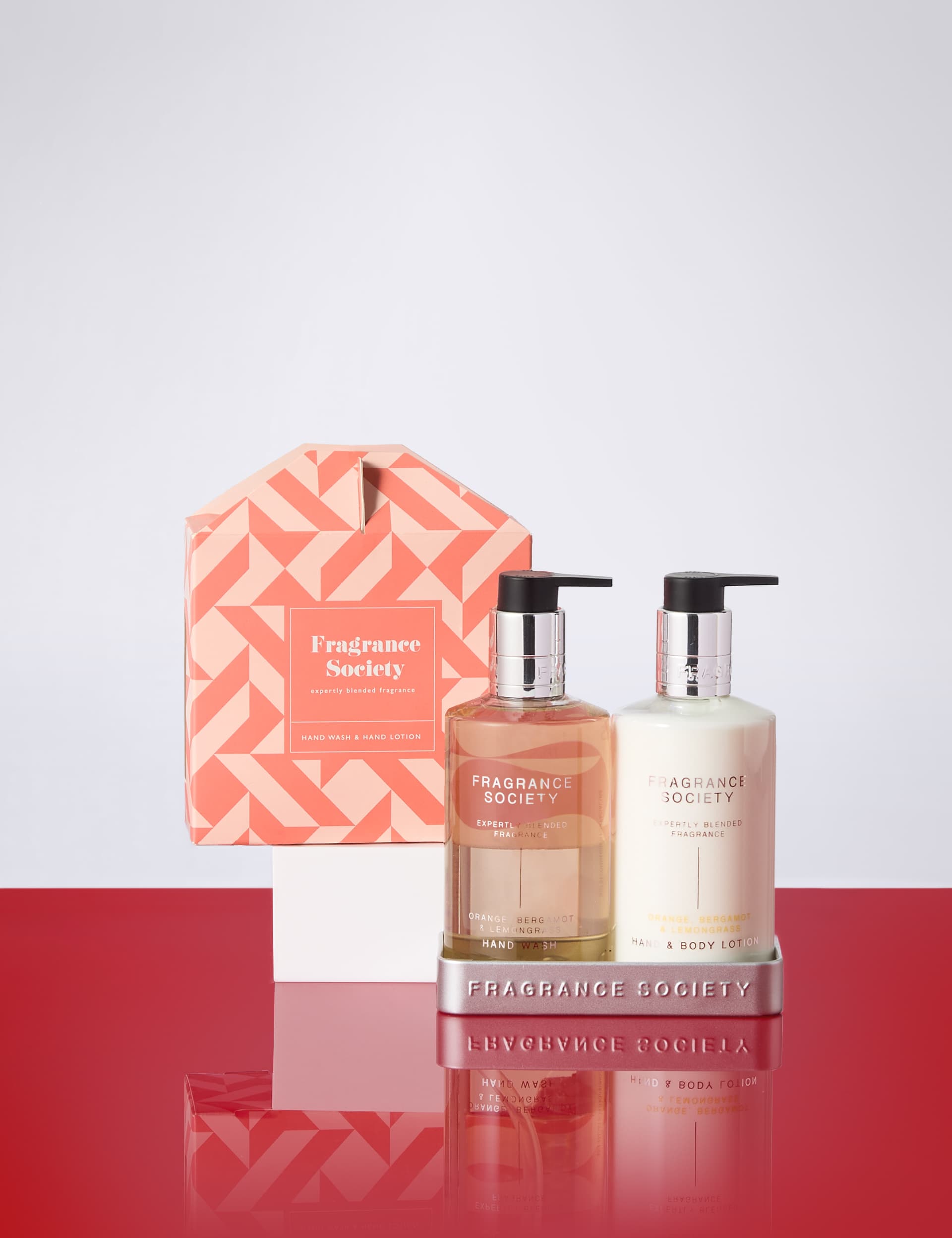 Fragrance Society Women's Orange Hand Wash & Lotion Gift Set