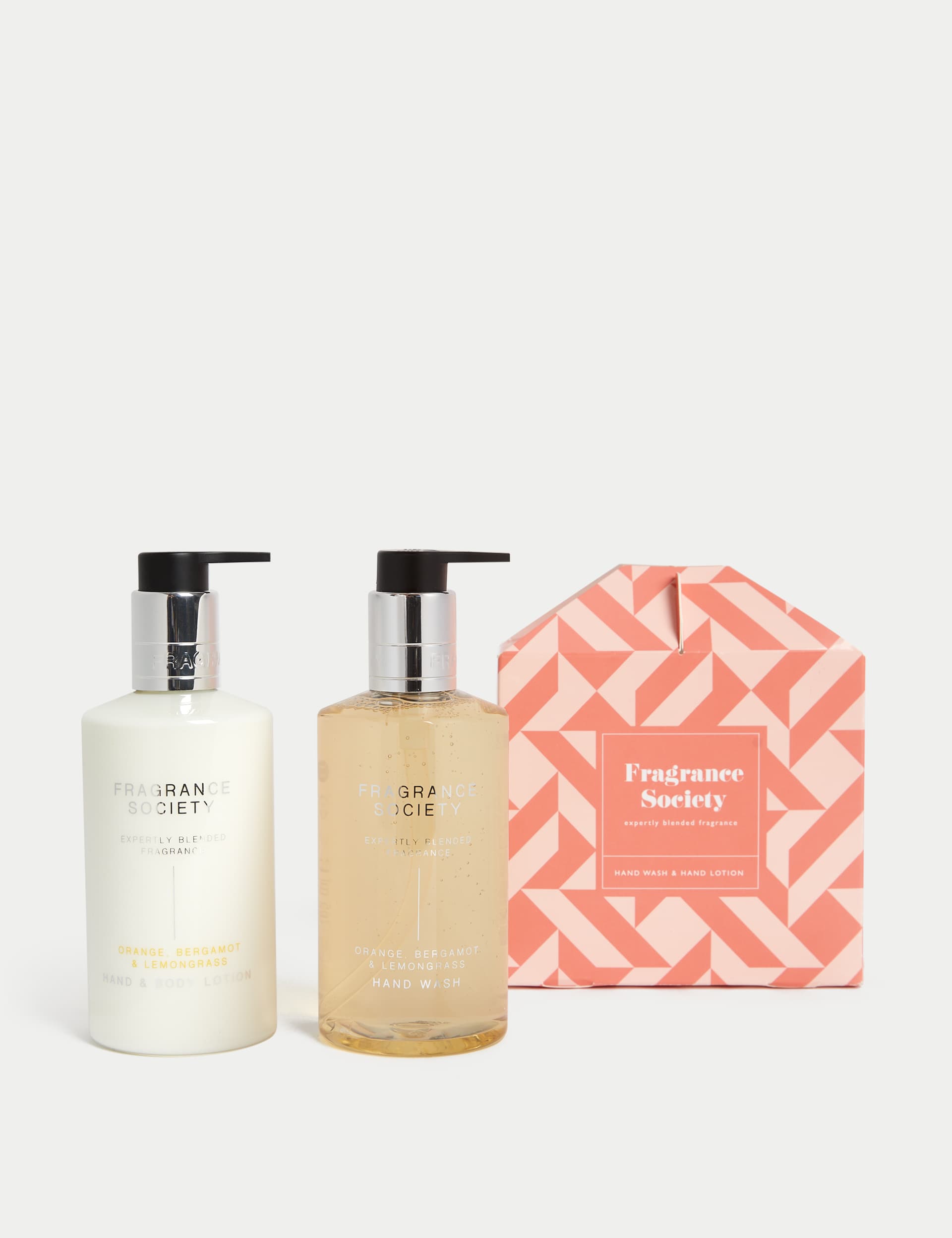 Fragrance Society Women's Orange Hand Wash & Lotion Gift Set