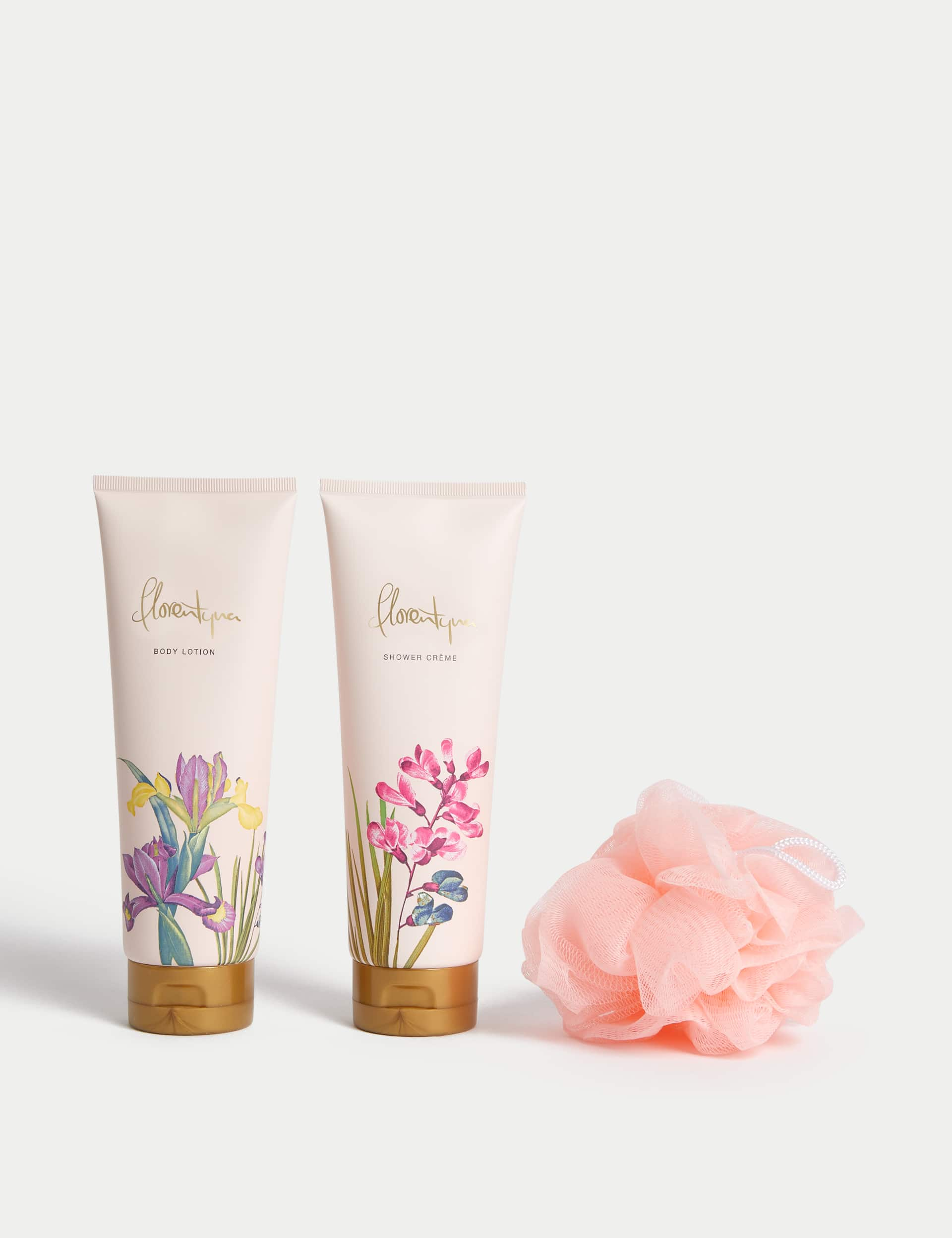 Florentyna Women's Foam Bath & Body Lotion Gift Set