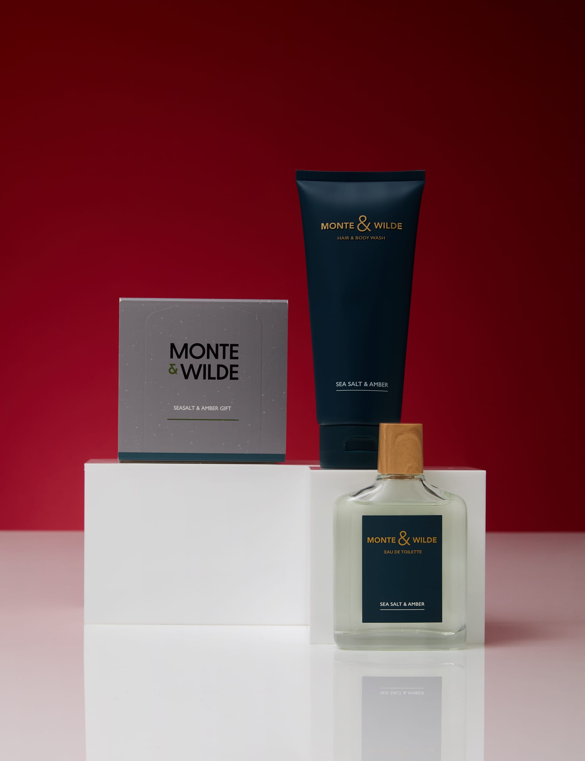 Monte & Wilde Men's Seasalt & Amber Coffret Set