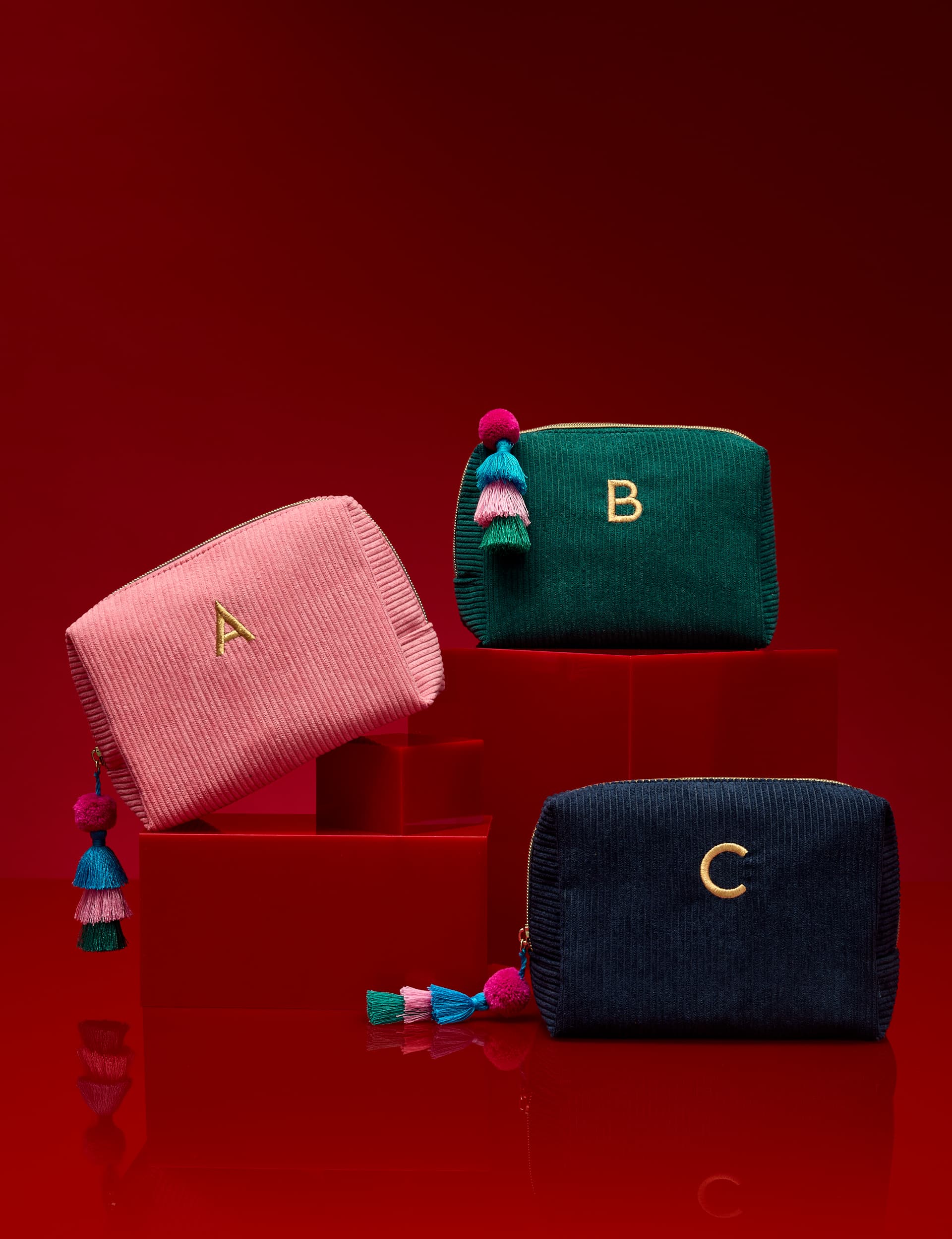 M&S Women's Alphabet Make Up Bag - LetrA