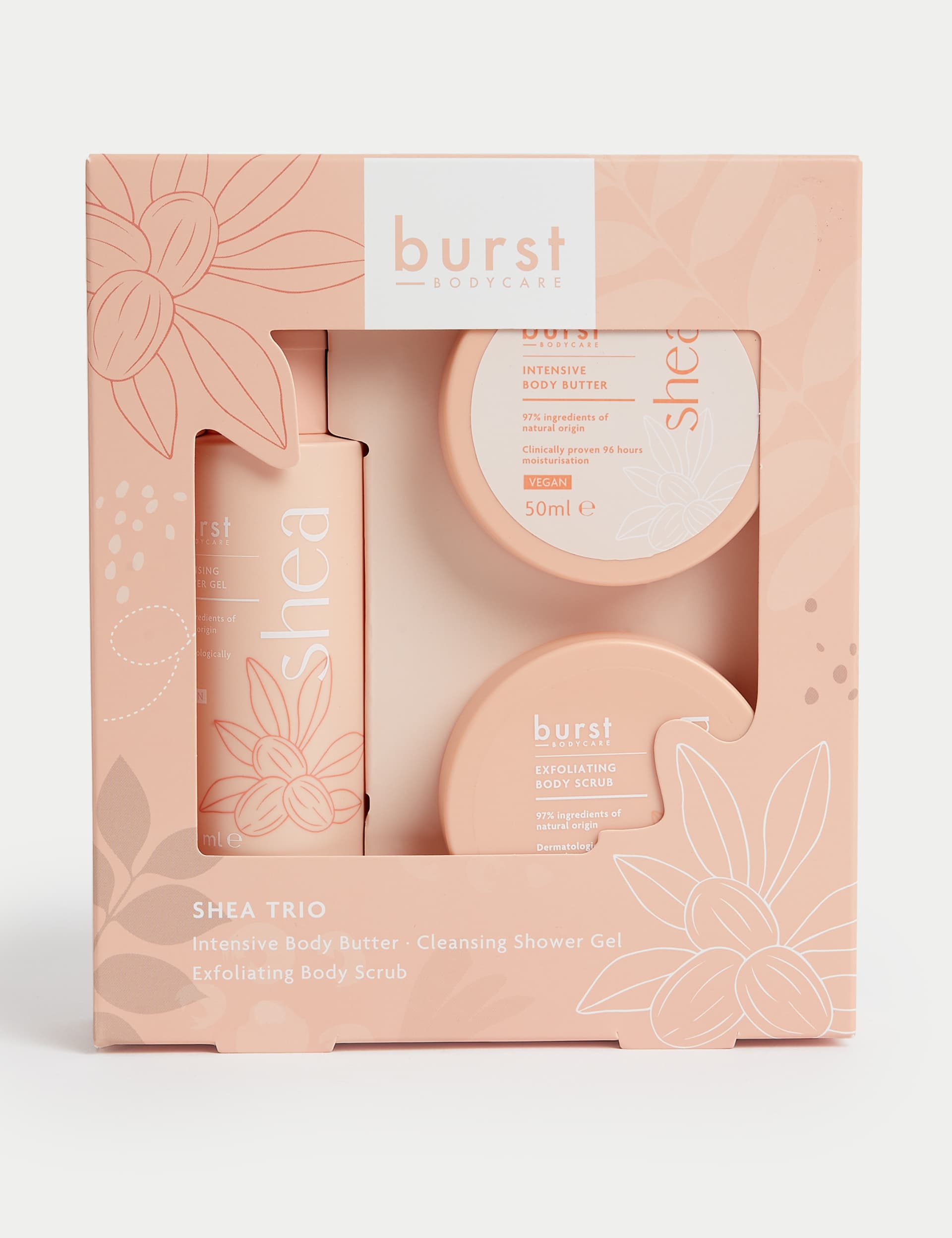 Burst Bodycare Women's Shea Trio Gift Set