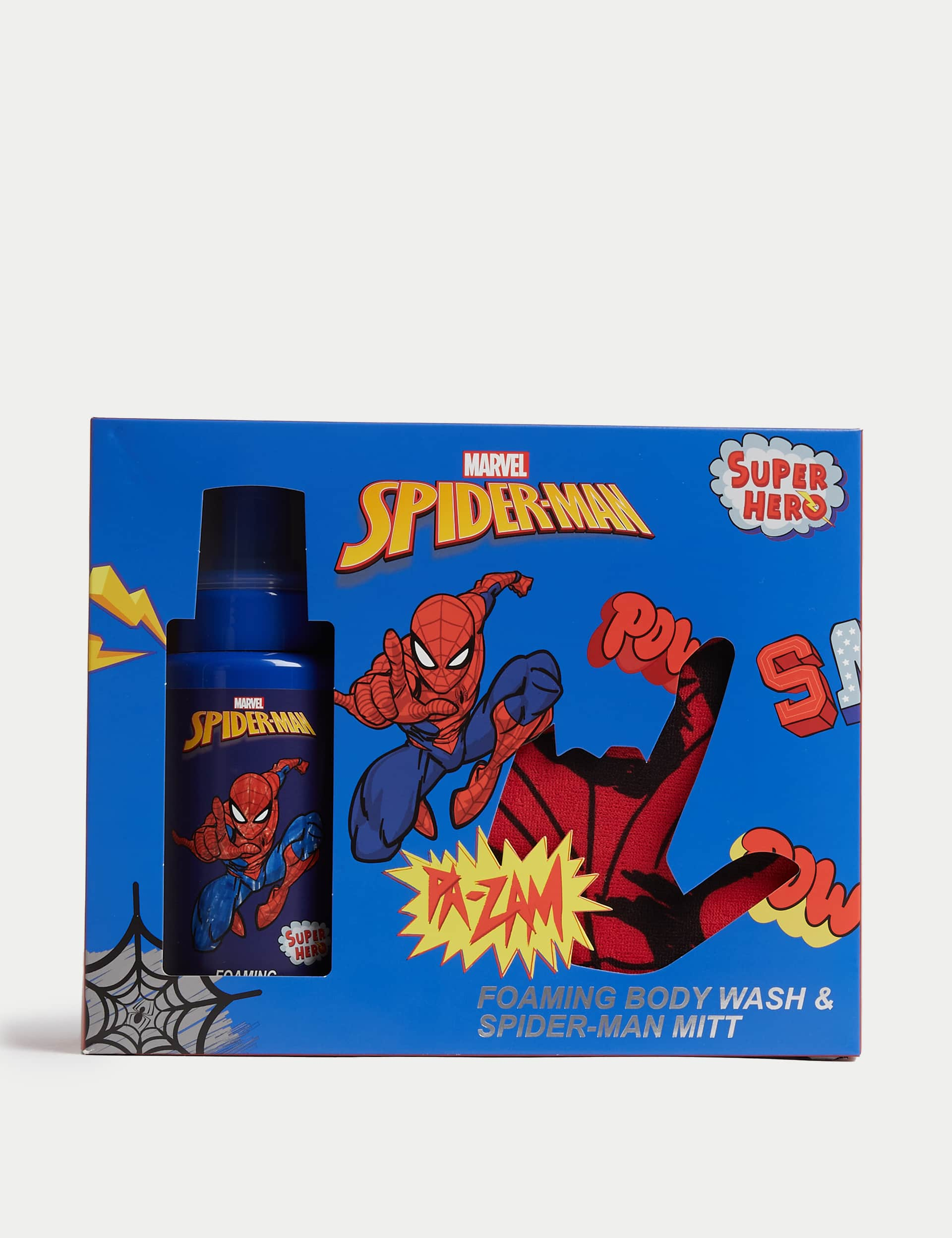 M&S Kids Spider-Man Foaming Body Wash & Mitt