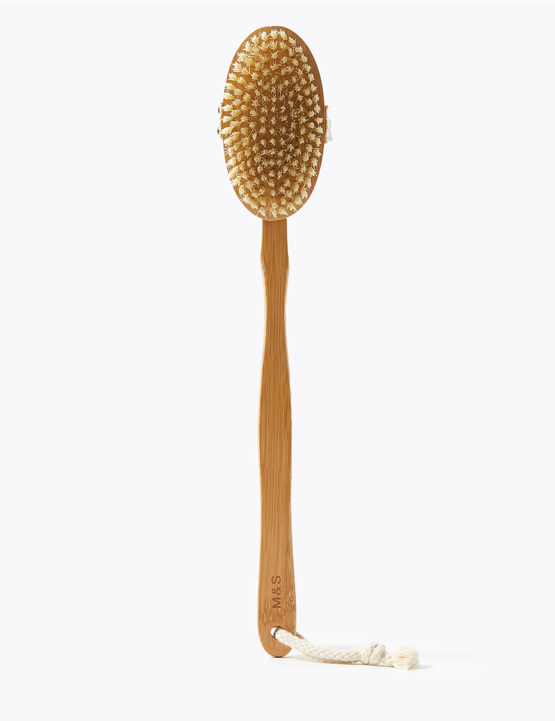 M&S Women's Bamboo Two in One Long Body Brush