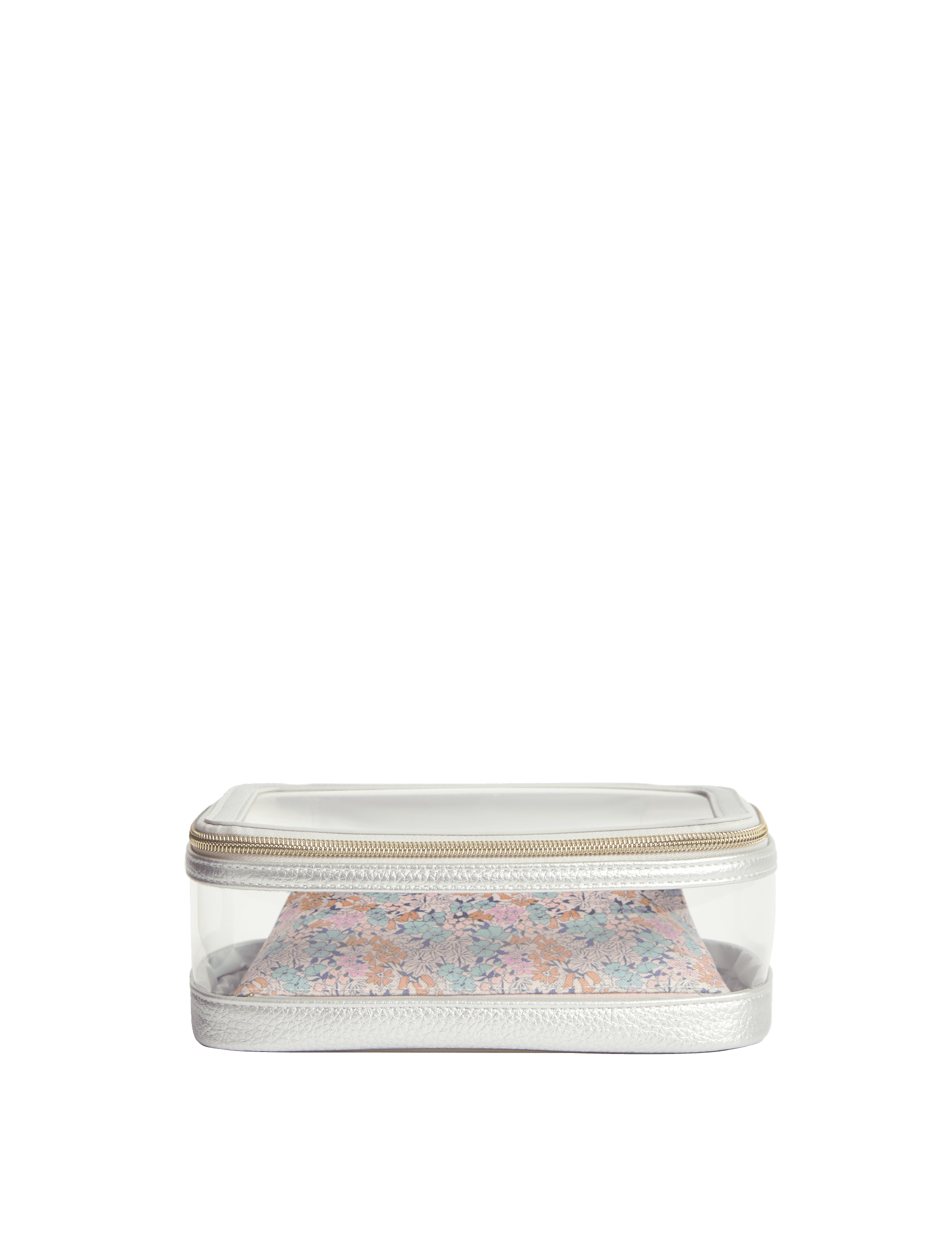 M&S Collection Women's Travel Wash Bag Duo - Silver, Silver