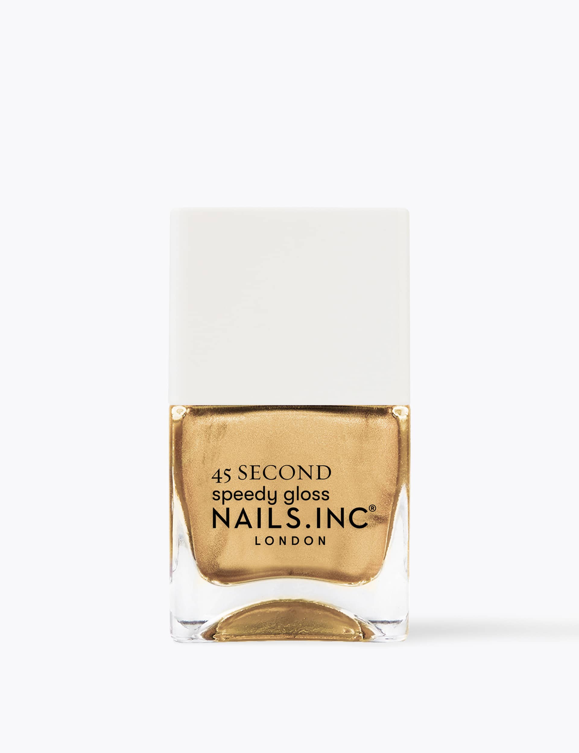 Nails Inc. 45 Second Speedy Gloss 14 ml - Gold, Mid Grey,Mauve,Peach,Gold,Black,Medium Coral,Soft Pi