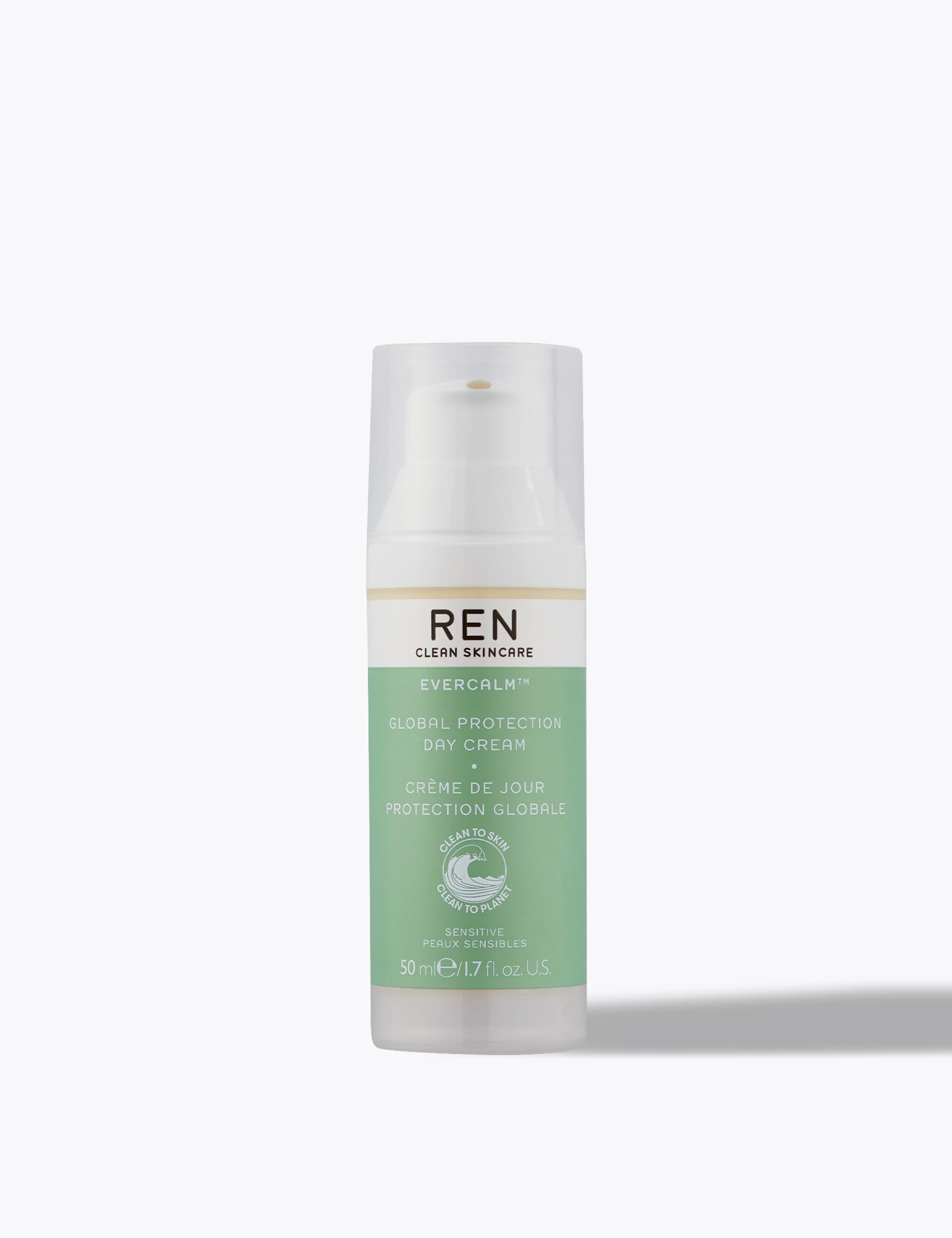 Ren Womens Mens Evercalm Global Protection Day Cream 50ml