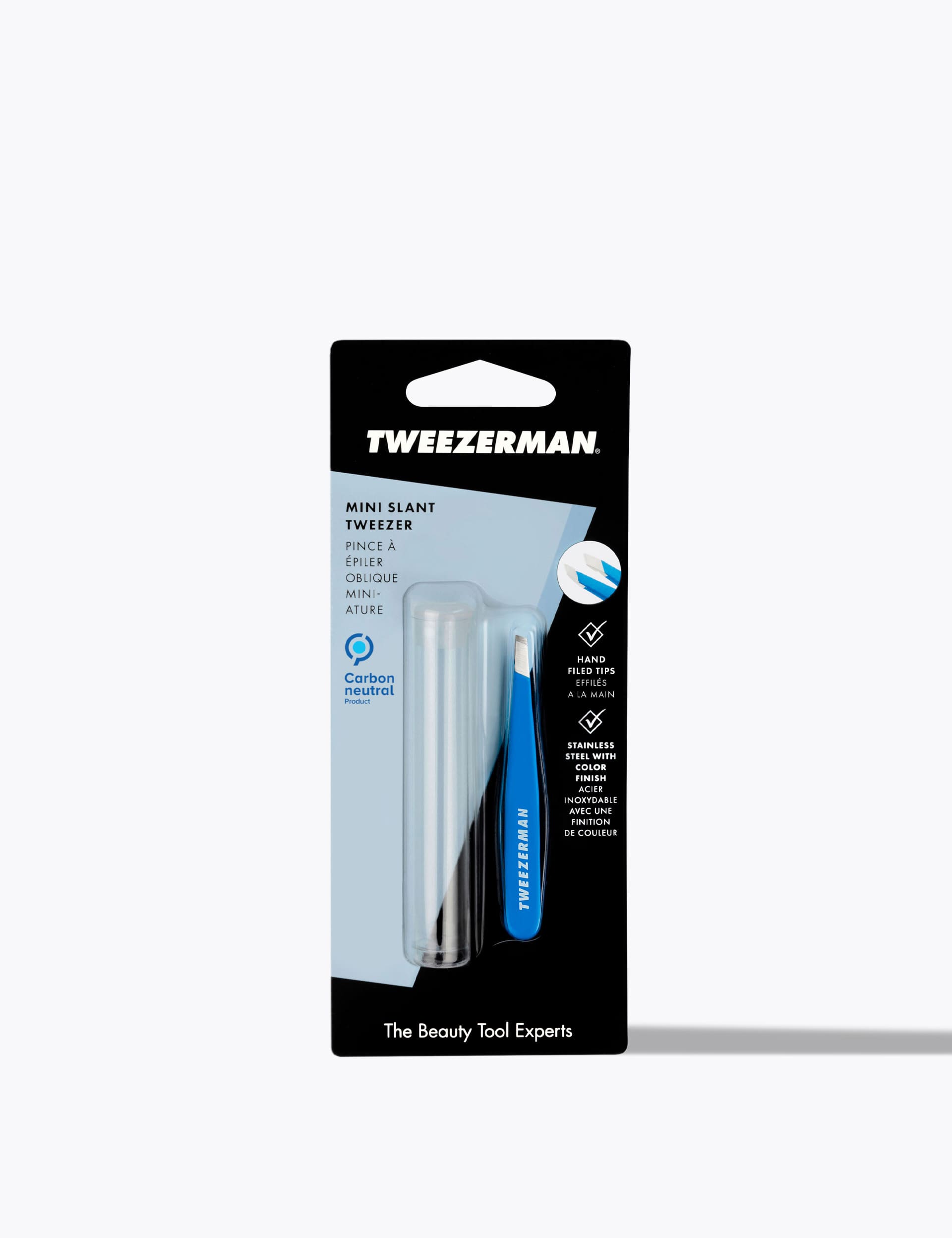 Tweezerman Women's Mini Slant Tweezer Bahama Blue