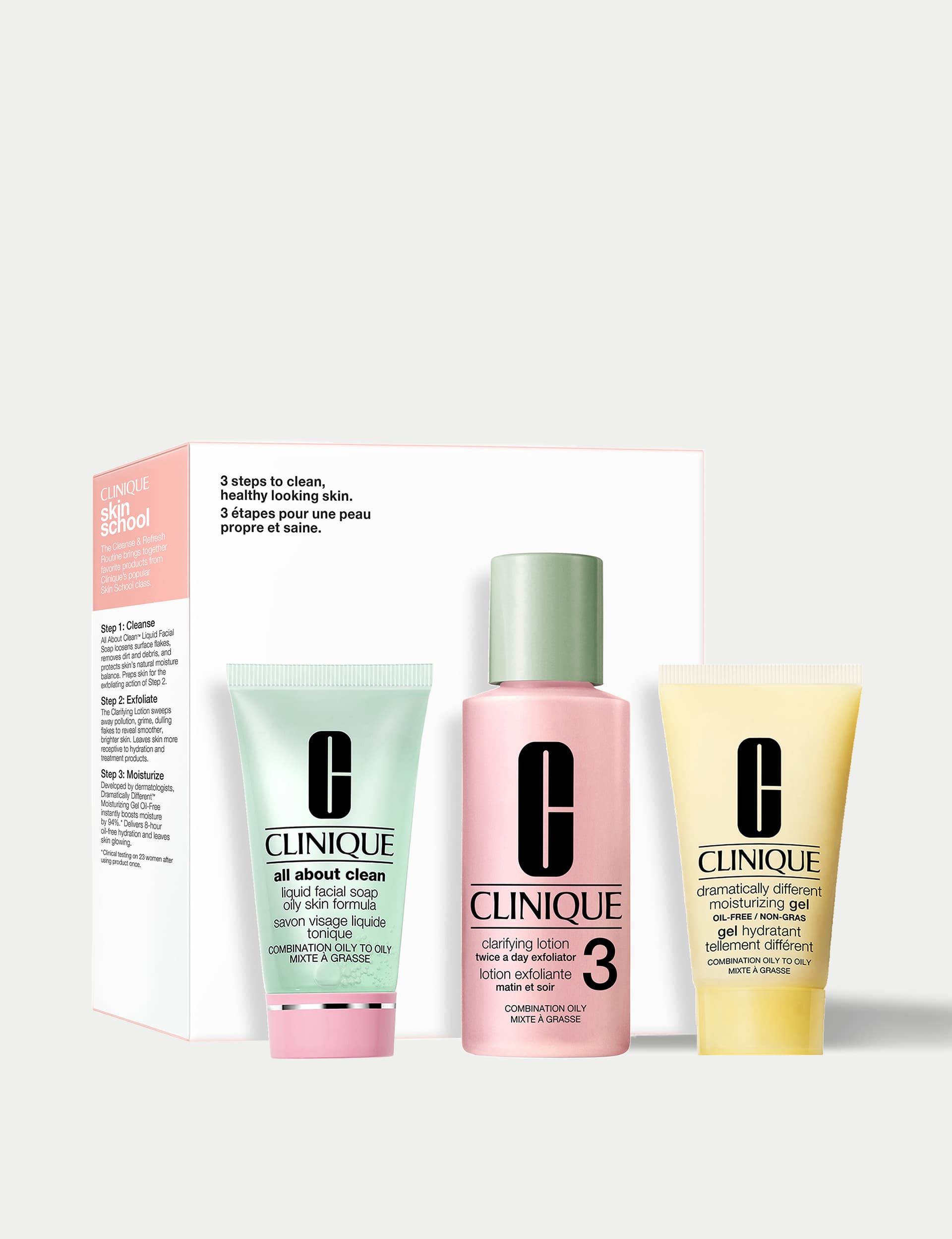 Clinique Women's Skin School Supplies: Cleanser Refresher Course (Type 3)