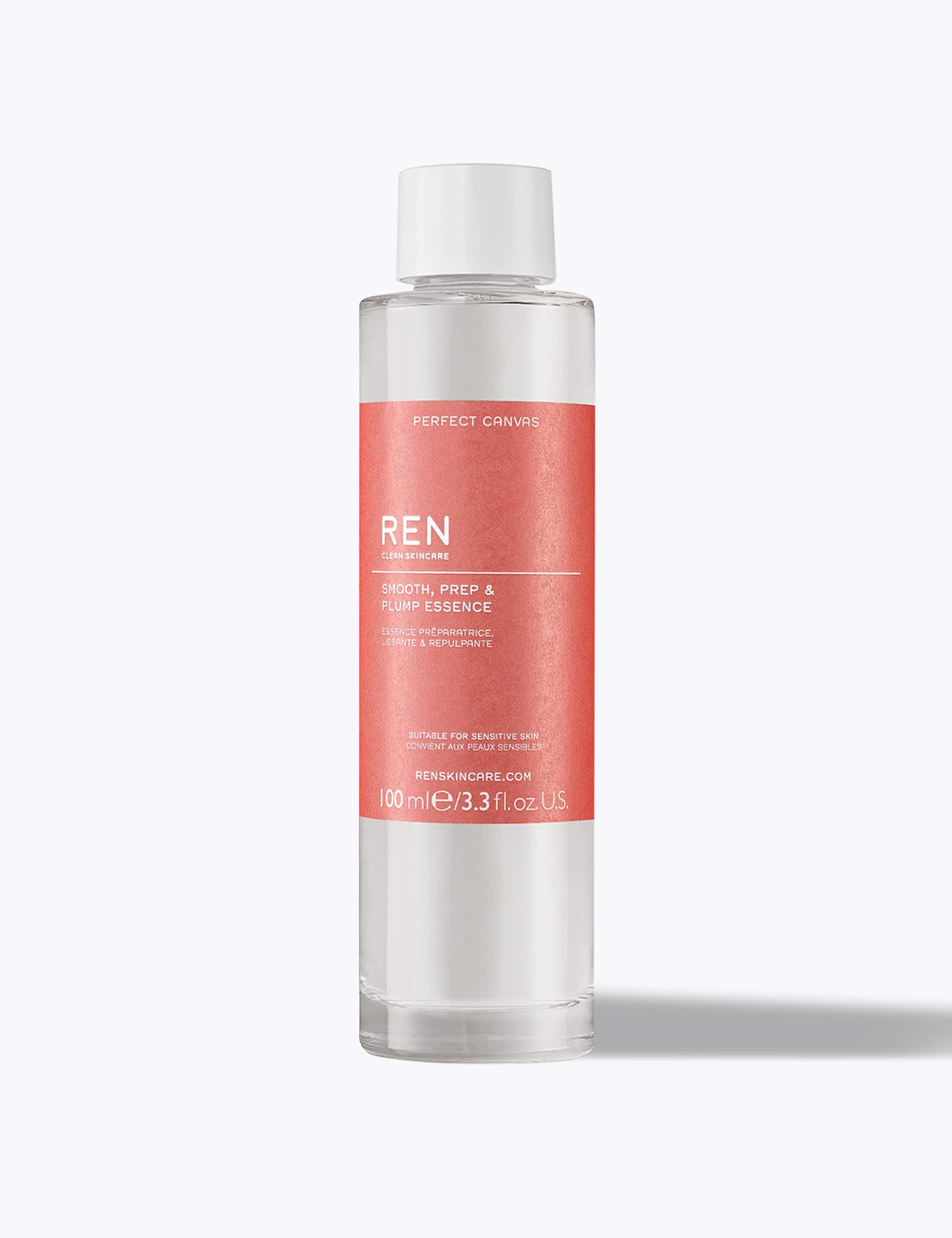 Ren Women's Perfect Canvas Smooth, Prep & Plump Essence 100ml