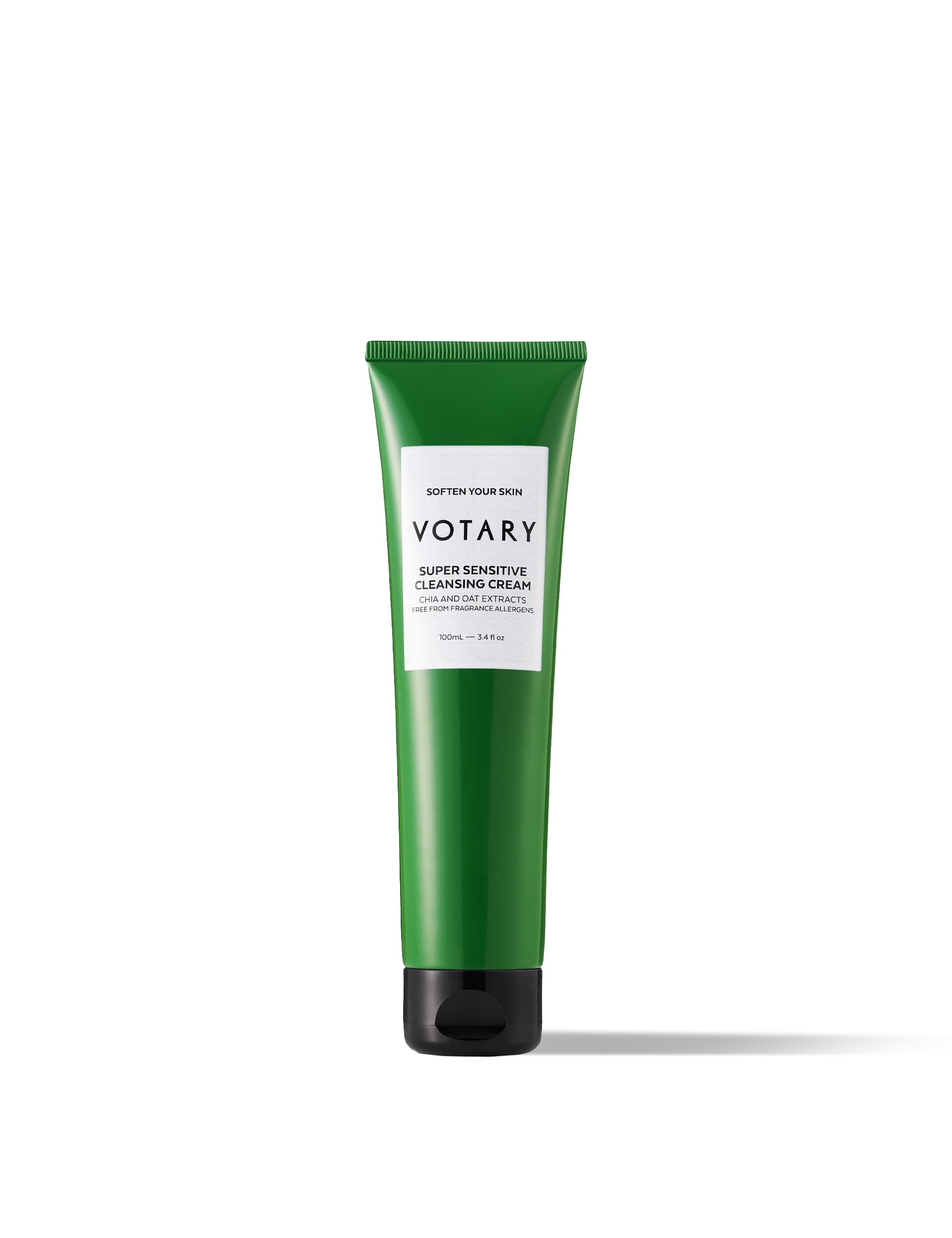 Votary Womens Mens Super Sensitive Cleansing Cream - Chia and Oat Extracts - 100ml