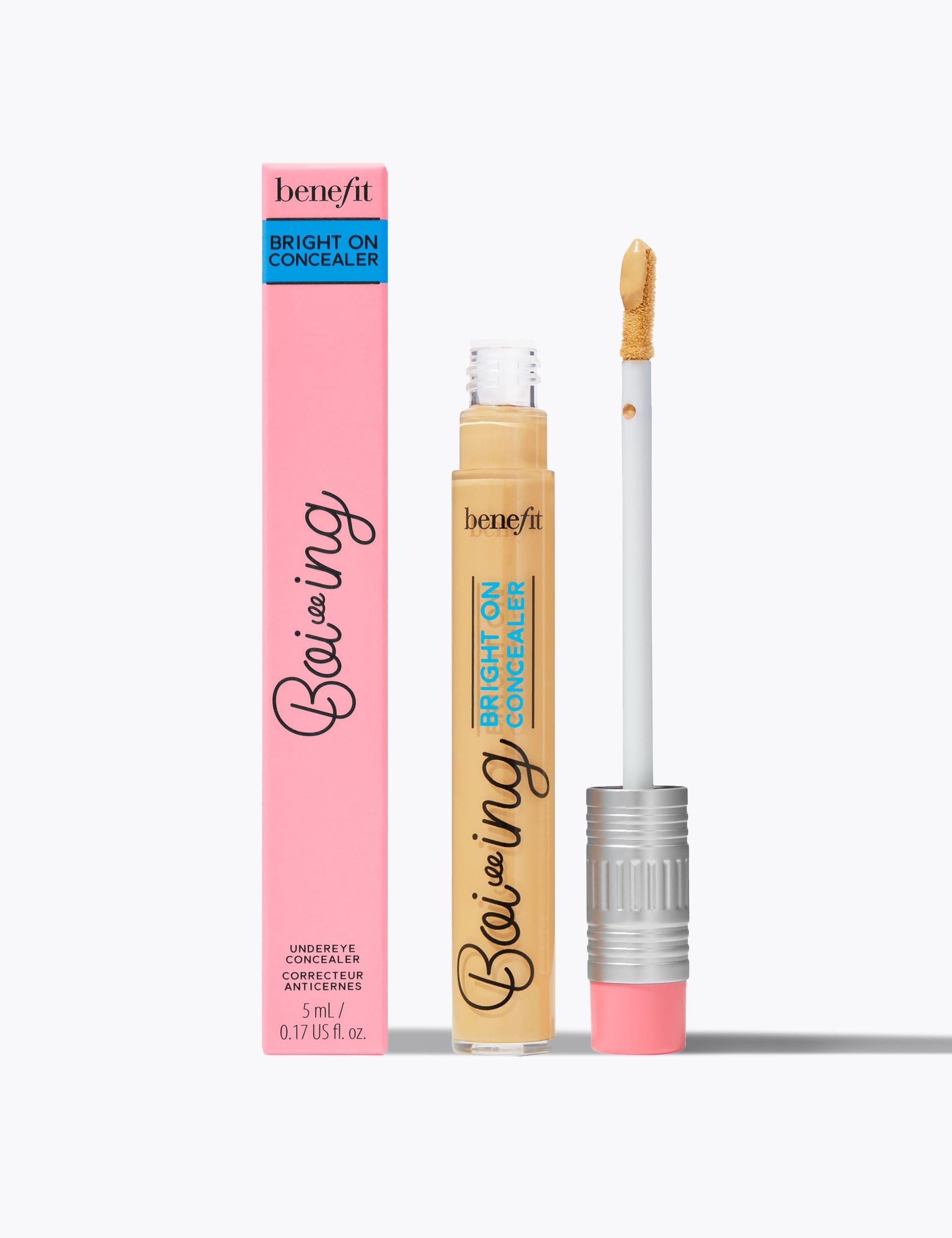 Benefit Boi-ing Bright On Concealer 5ml - Cream, Light Sand,Porcelain,Cocoa,Dark Beige,Medium Beige,