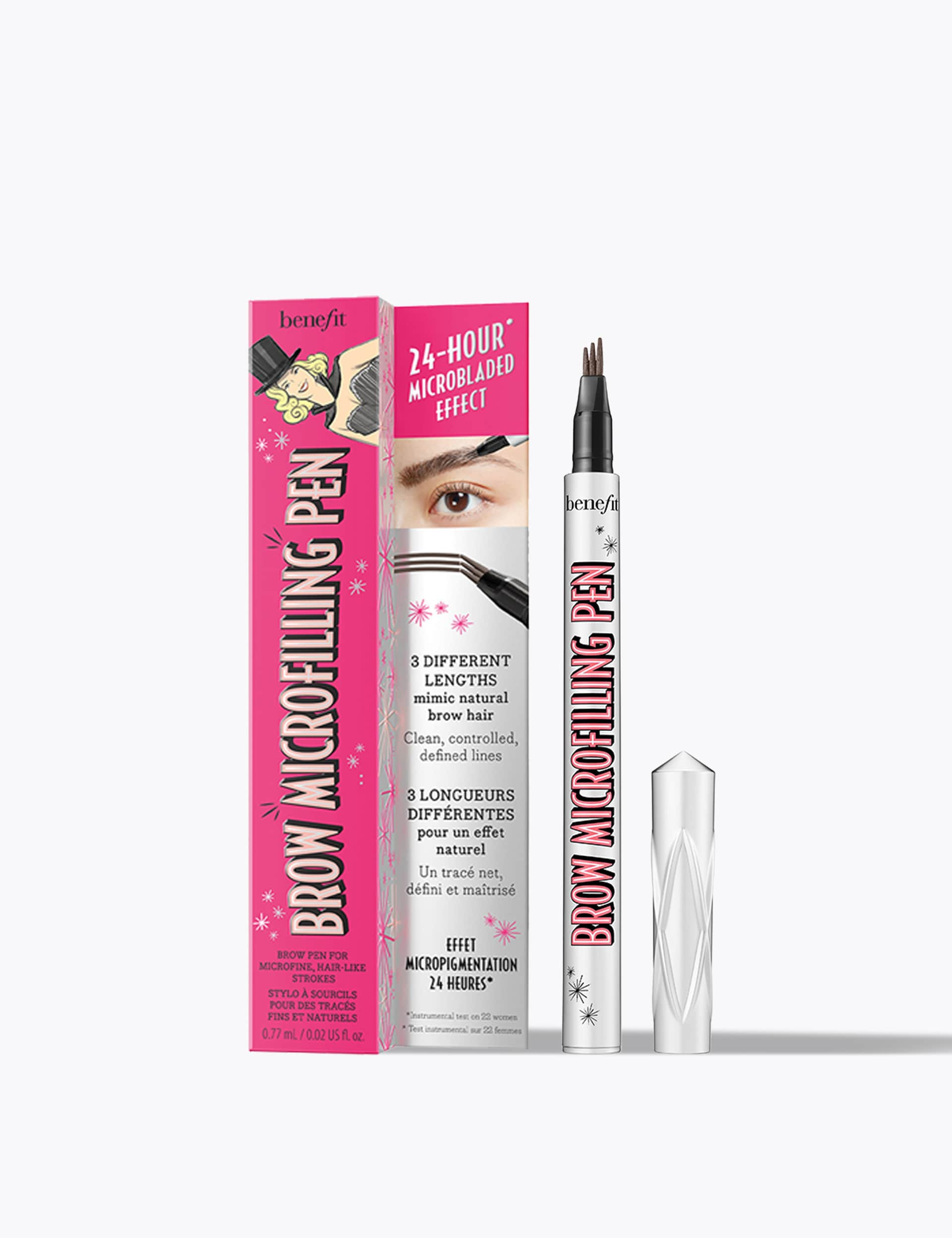 Benefit Brow Microfilling Pen 0.77ml - Cocoa, Sandblast,Natural,Hazelnut,Cocoa