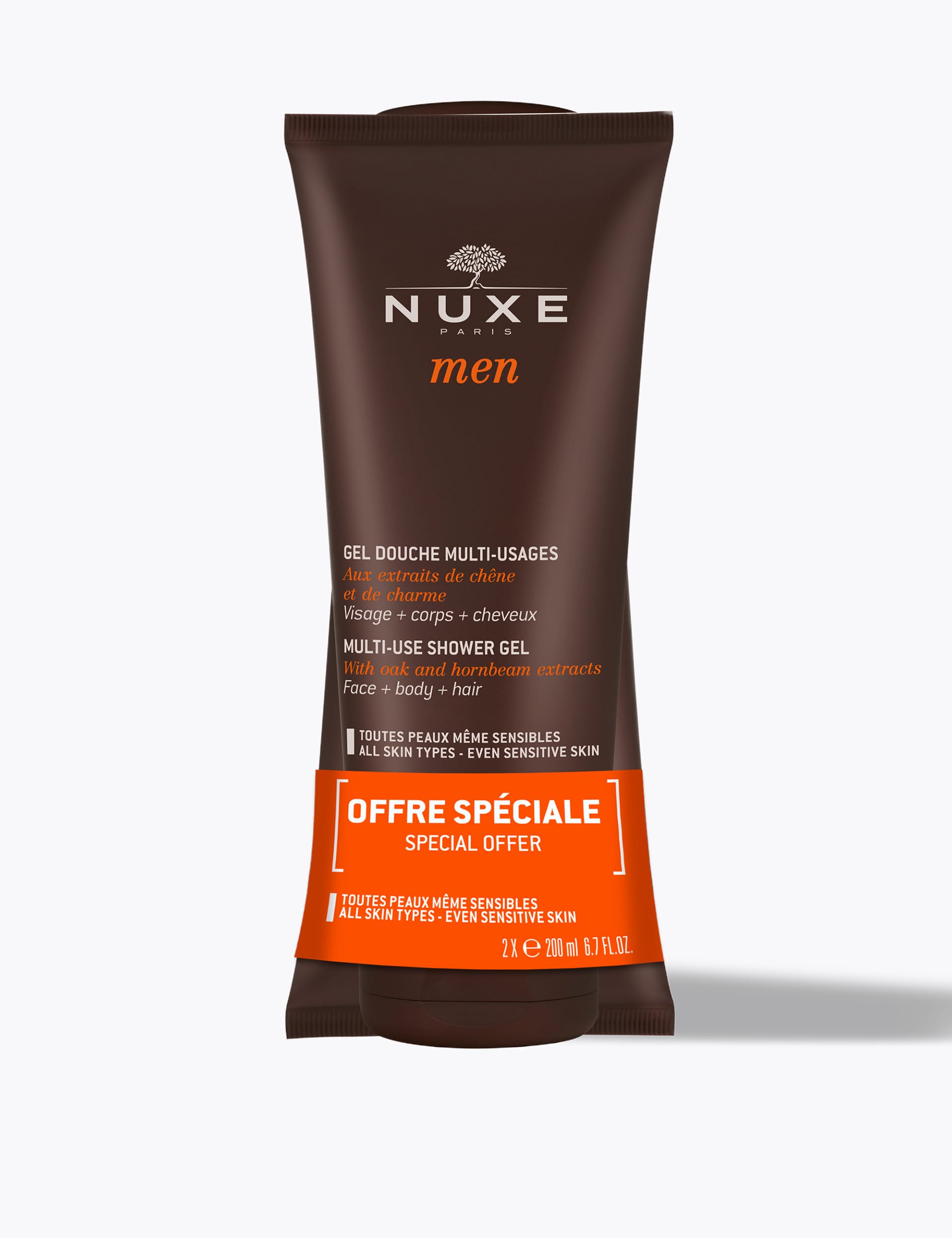 Nuxe Men's Shower Gel Duo 200ml