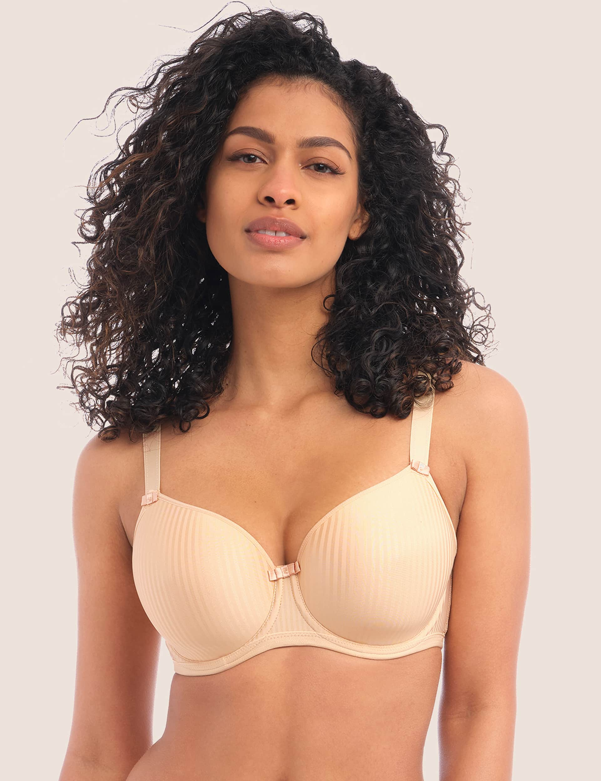 Freya Women's Idol Wired Moulded Balcony Bra D-HH - 34F - Nude, Nude