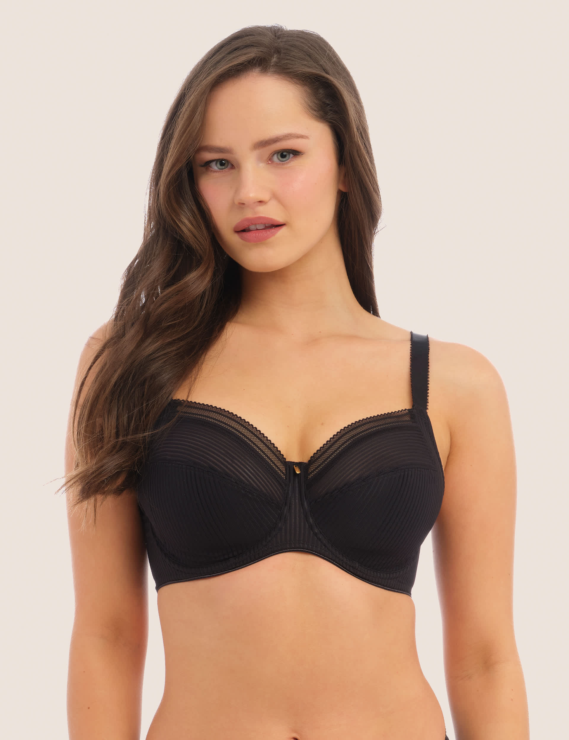 Fantasie Women's Fusion Wired Full Cup Side Support Bra D-HH - 36F - Black, White,Black,Sand,Blush