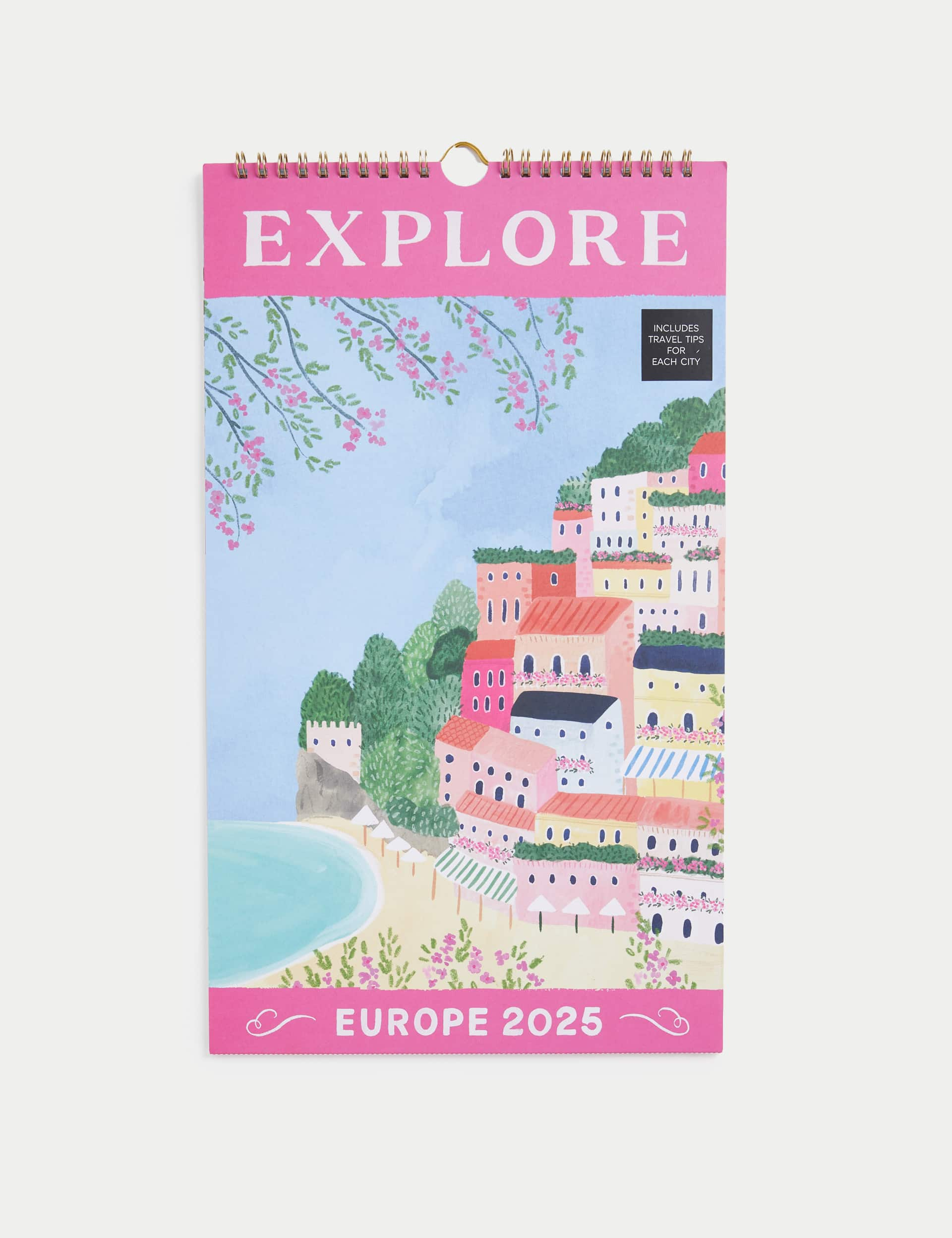 M&S 2025 Medium Calendar - Explore Europe