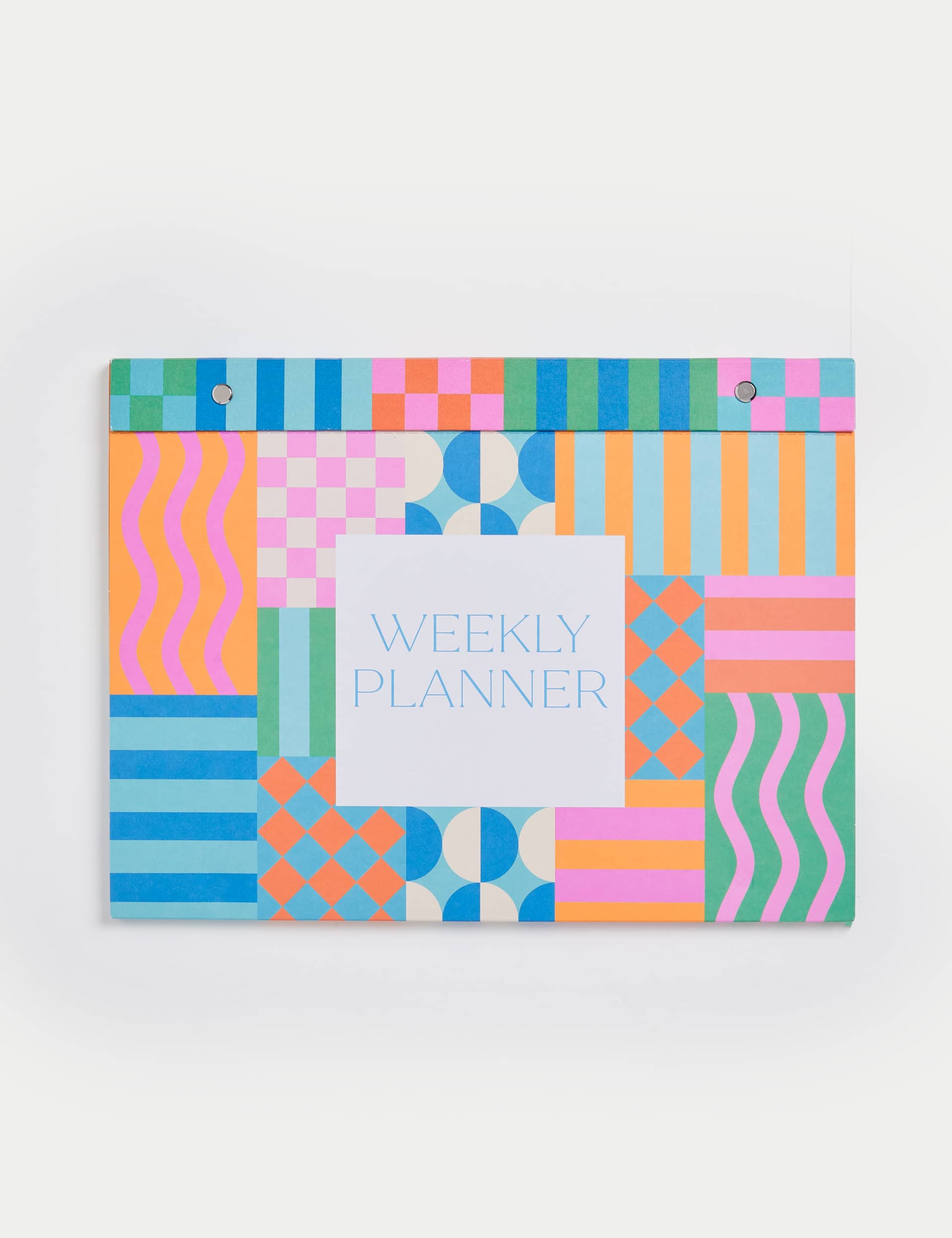 M&S Weekly Desk Planner - Abstract Design