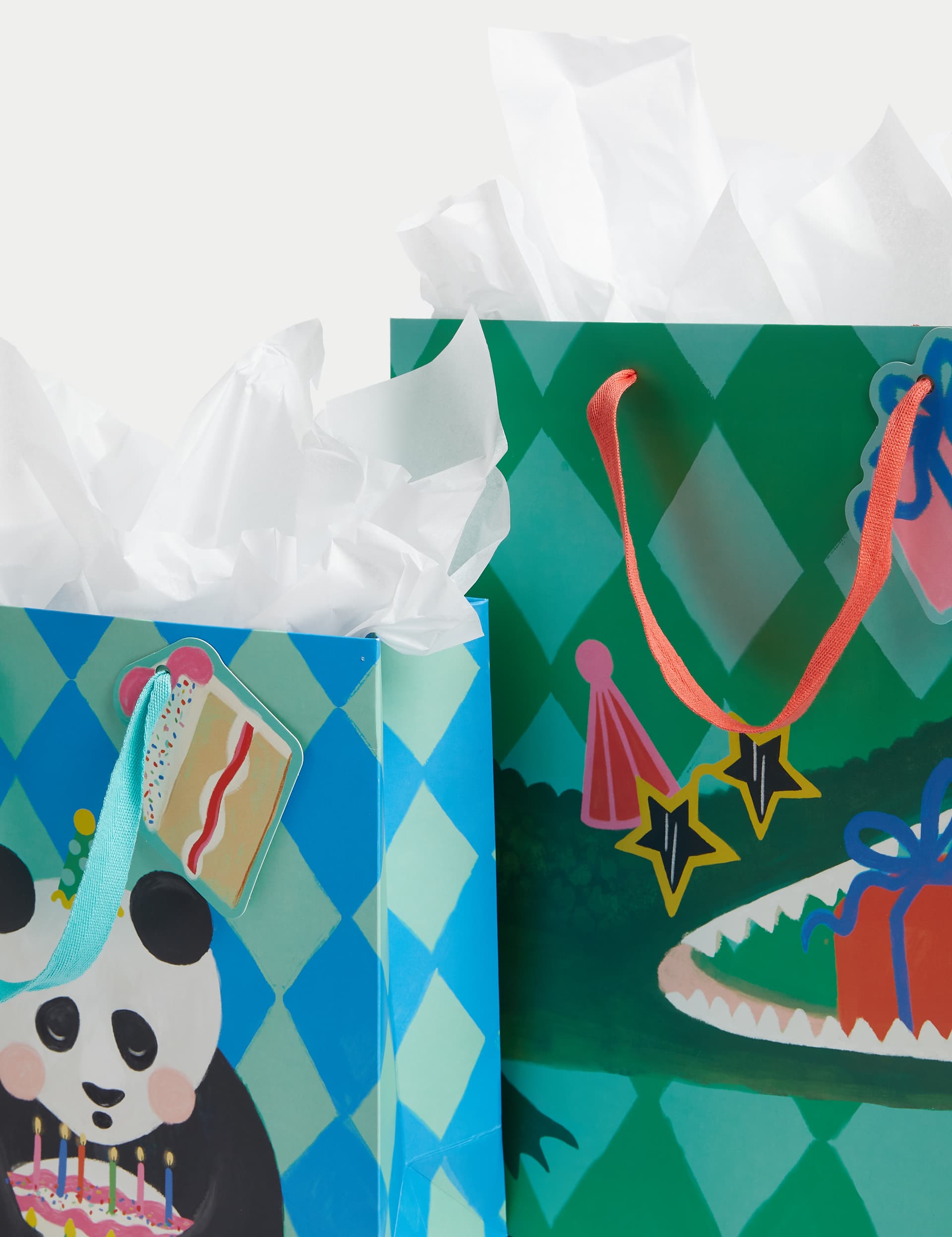 M&S Zoo Animals Gift Wrap Set With Birthday Card, Gift Bags & Tissue