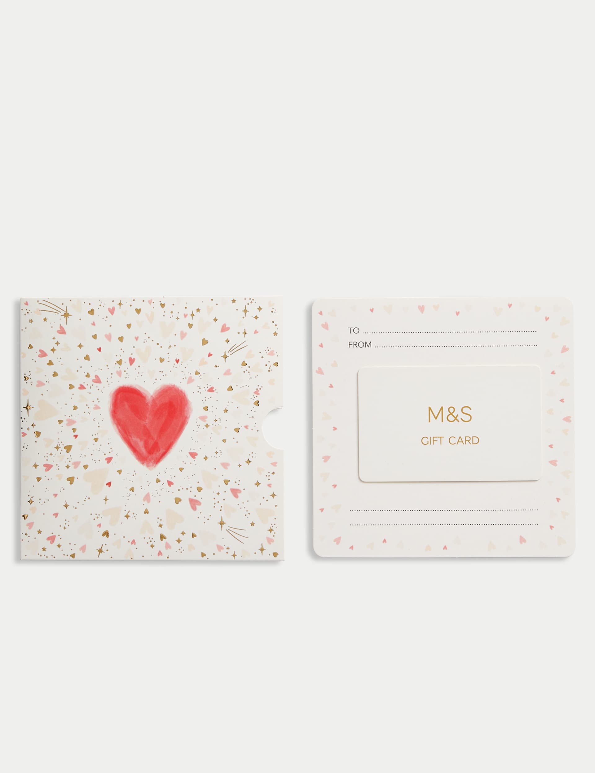 M&S Heart Scatter Gift Card