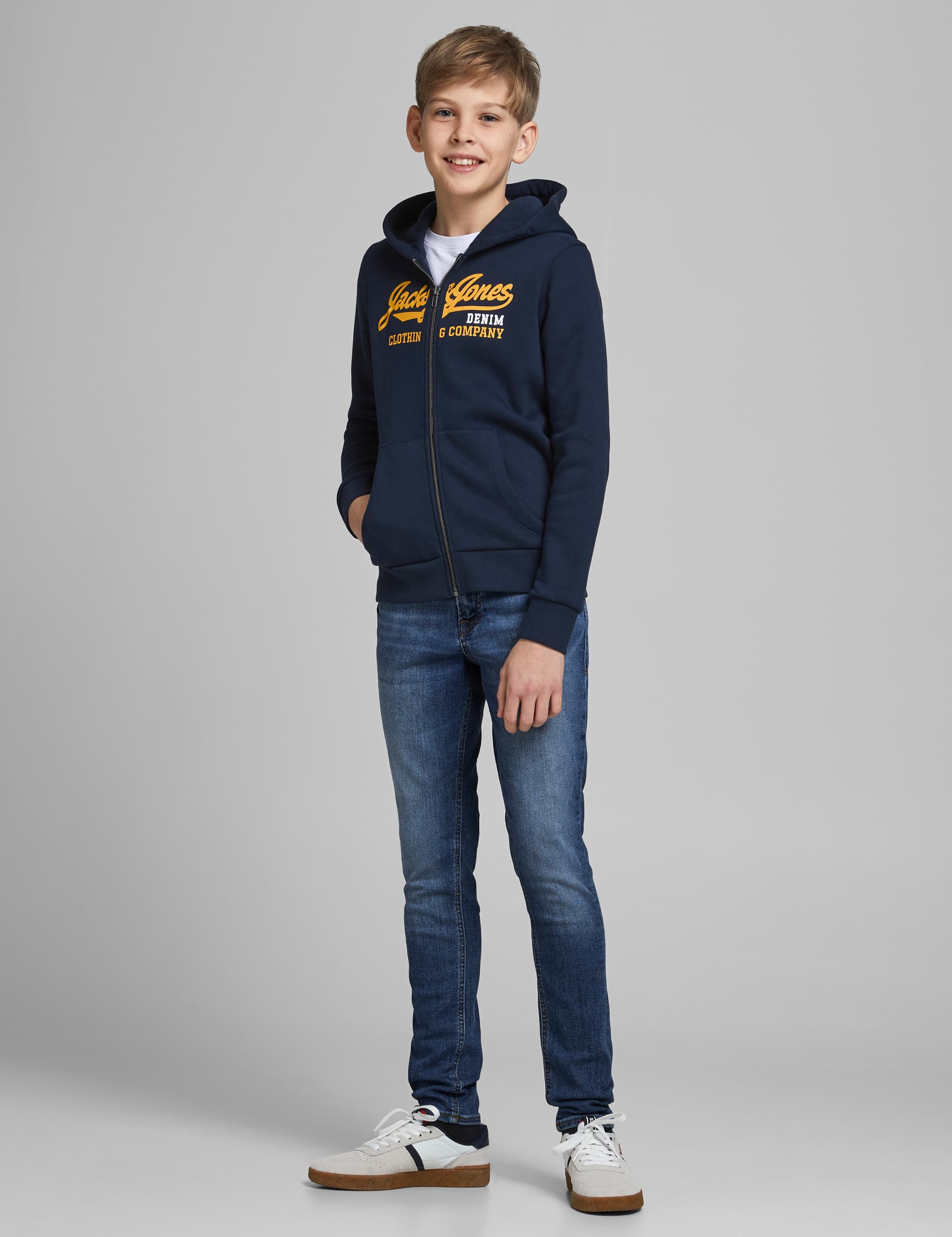 Jack & Jones Junior Boys Skinny Denim Jeans (8-16 Yrs)