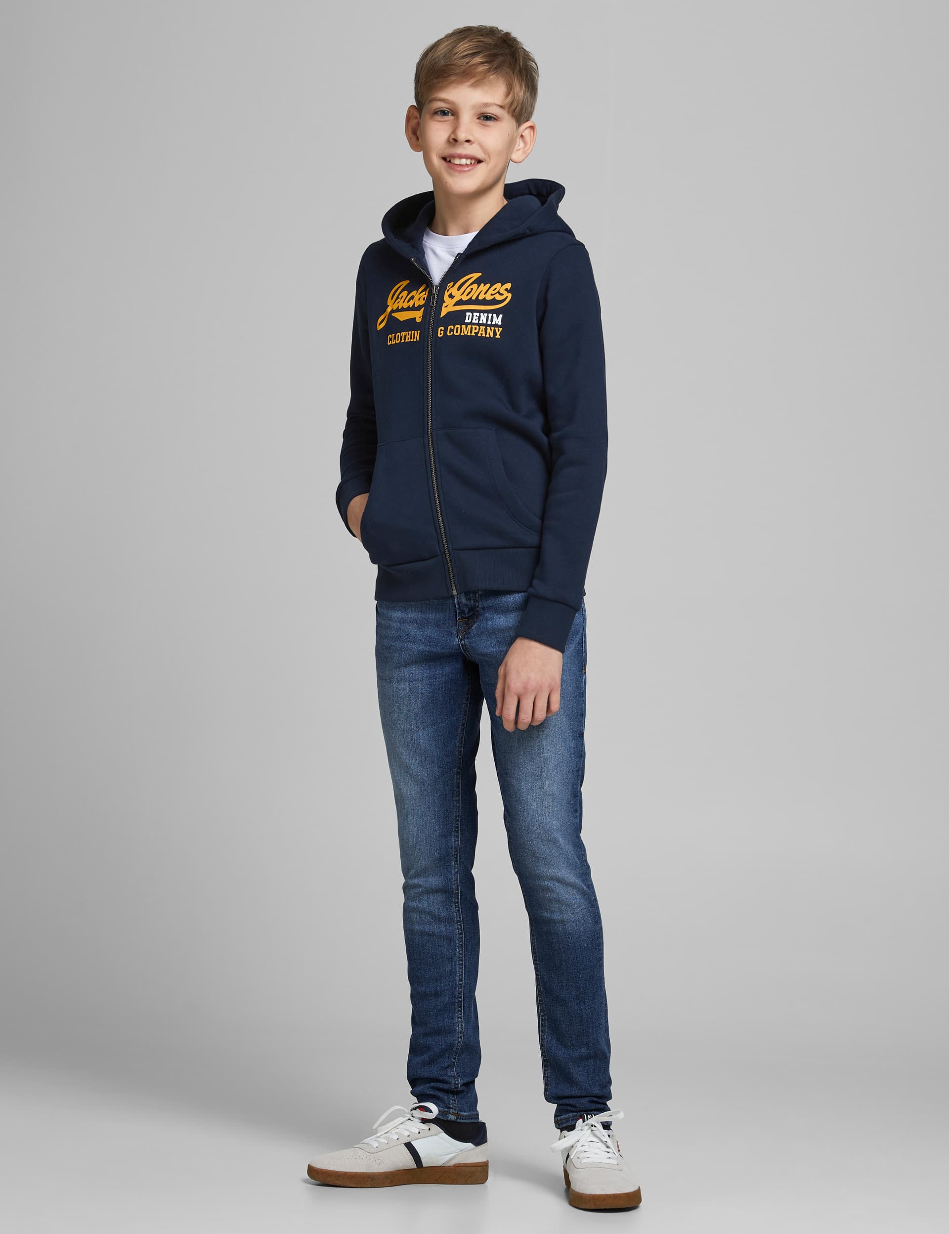 Jack & Jones Junior Boys Skinny Denim Jeans (8-16 Yrs) - 16y, Denim