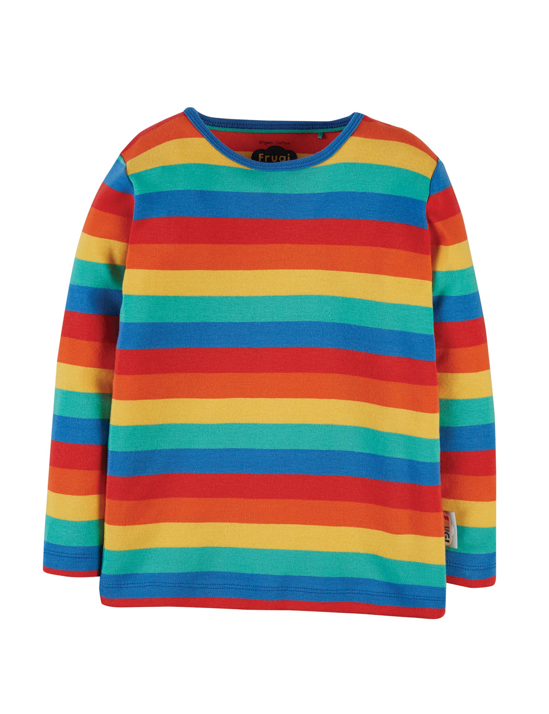 Frugi Cotton Striped Top (0-7 Yrs) - 6-7Y - Multi, Multi