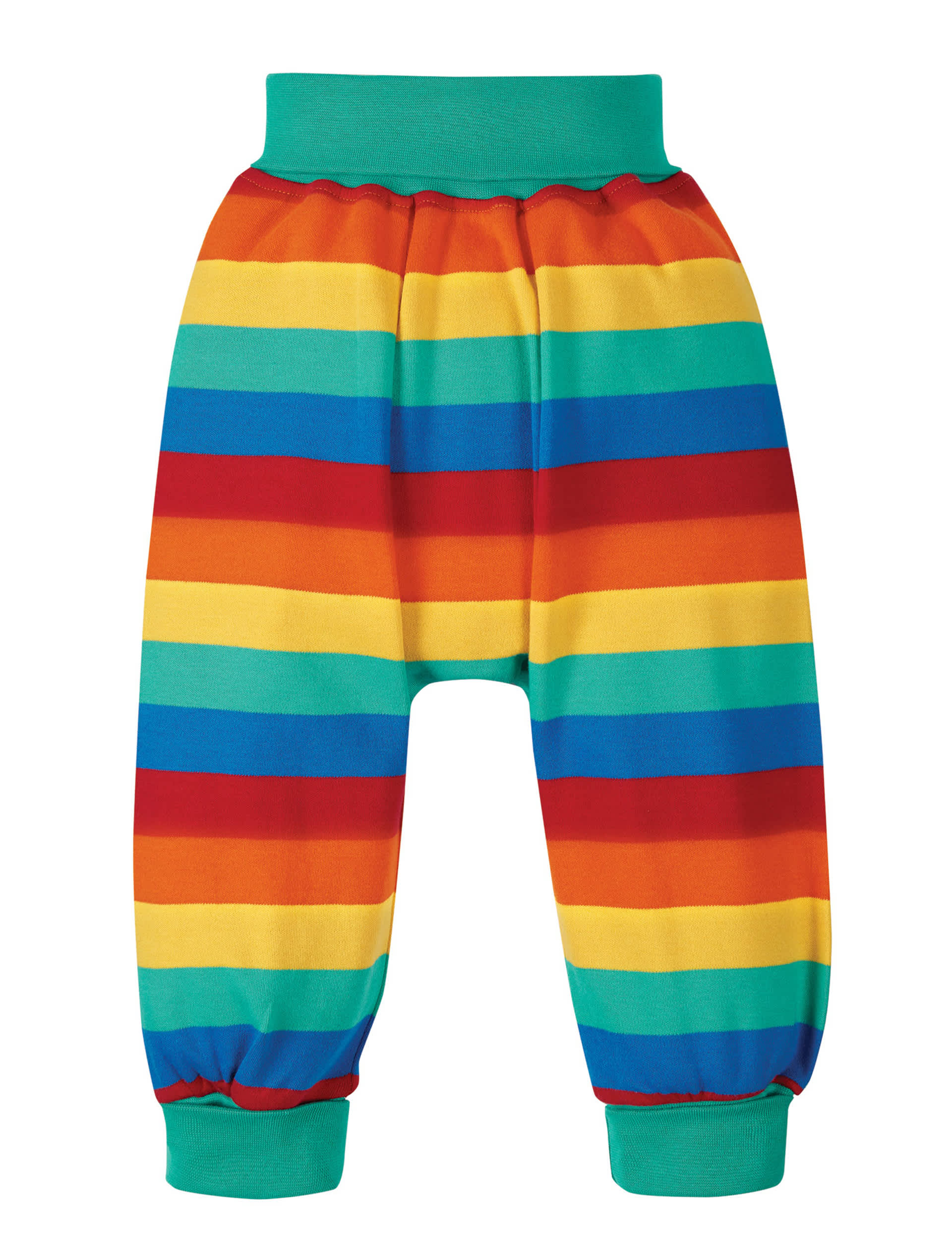 Frugi Organic Cotton Striped Joggers (0-5 Yrs) - 0-3 M - Multi, Multi