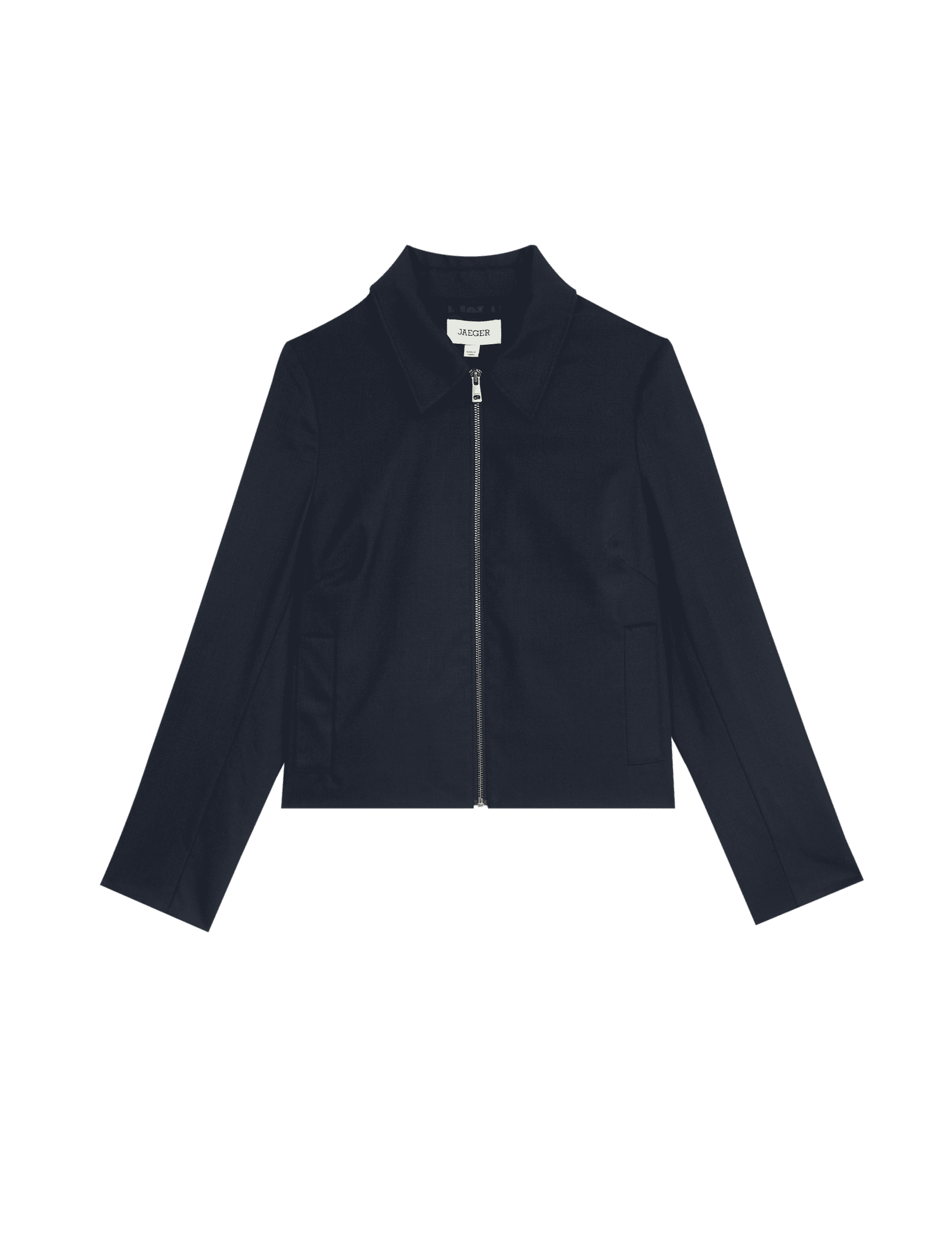 Jaeger Women's Casual Tailored Jacket - 12 - Navy, Navy