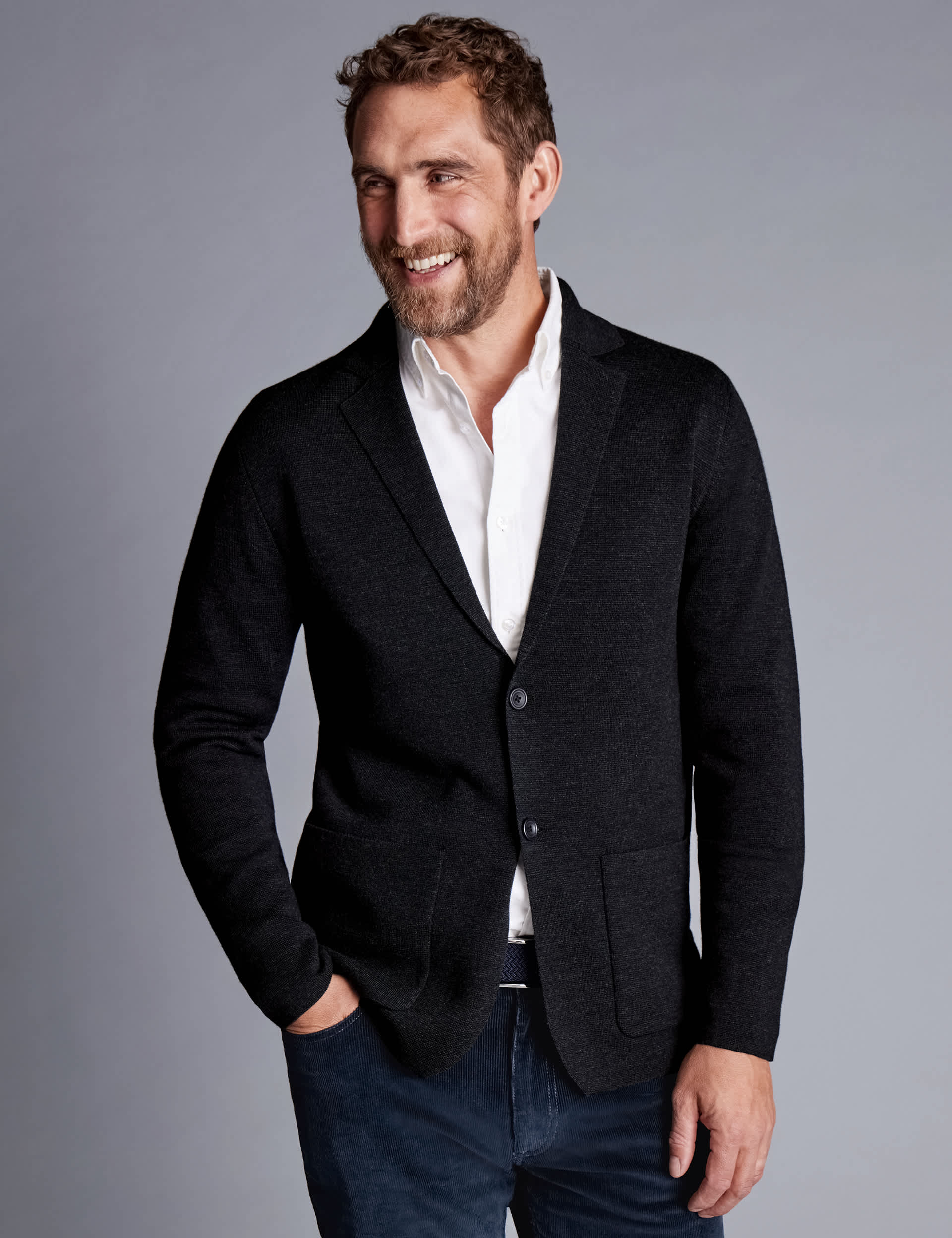 Charles Tyrwhitt Men's Pure Merino Wool Blazer
