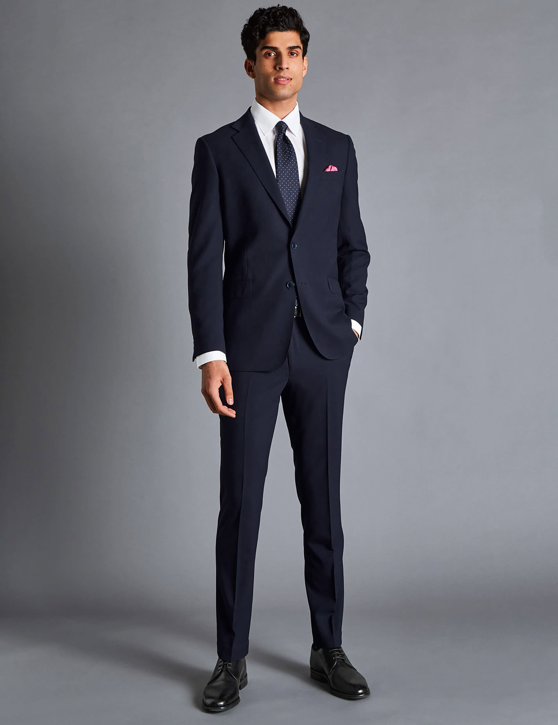 Charles Tyrwhitt Men's Slim Fit Super 120s Wool Suit Jacket