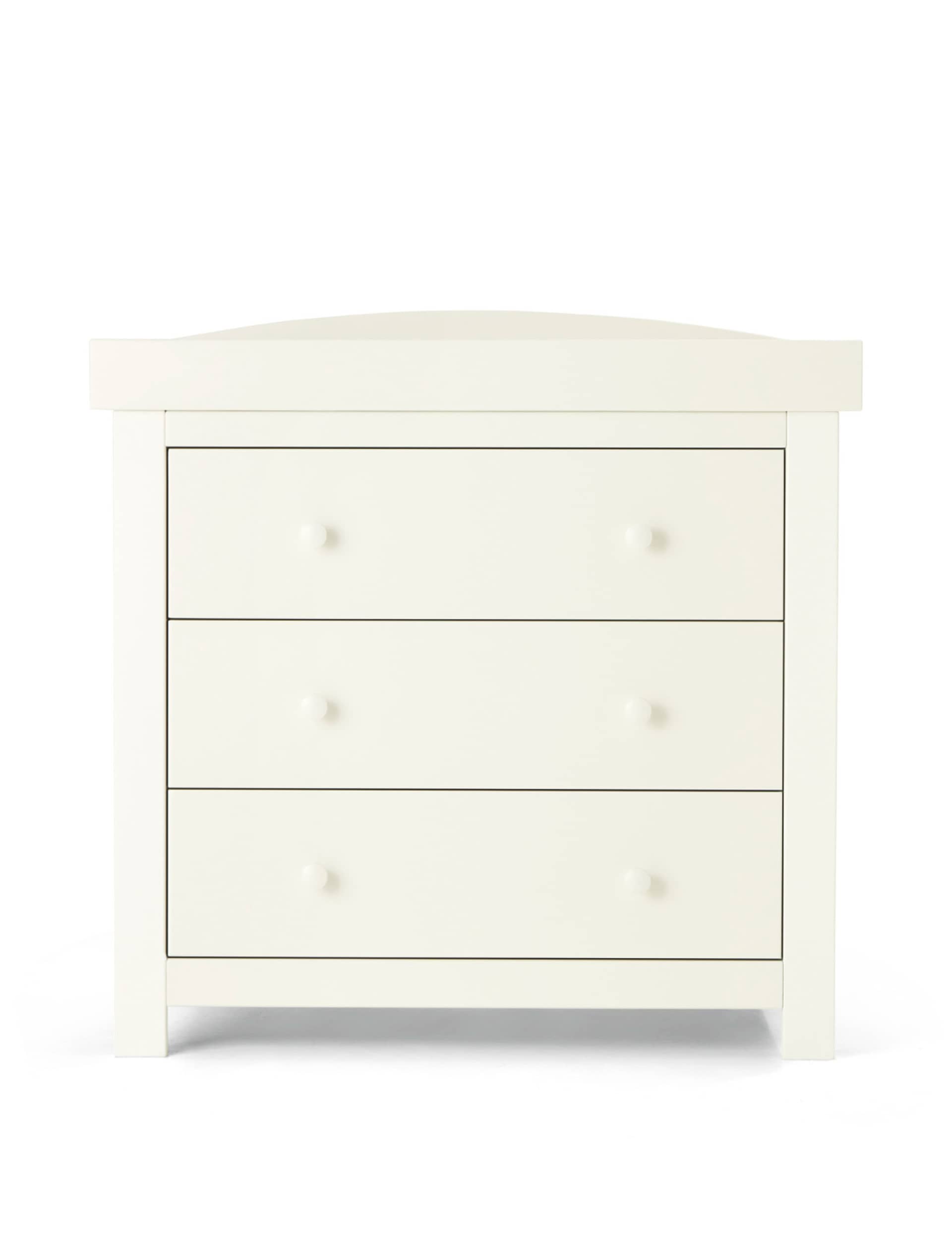 Mamas & Papas Mia Dresser Changer - White, White