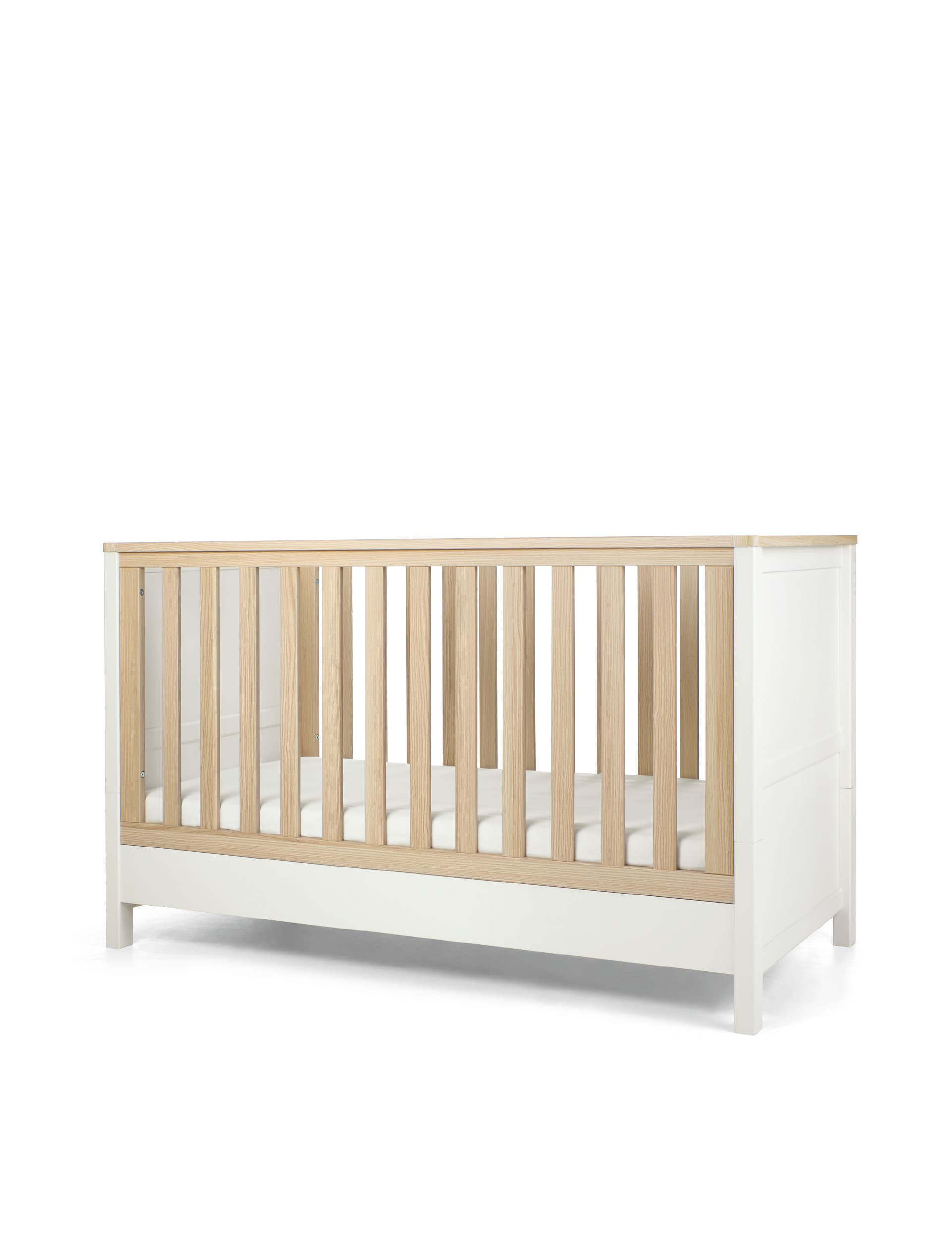 Mamas & Papas Harwell Cotbed - White, White