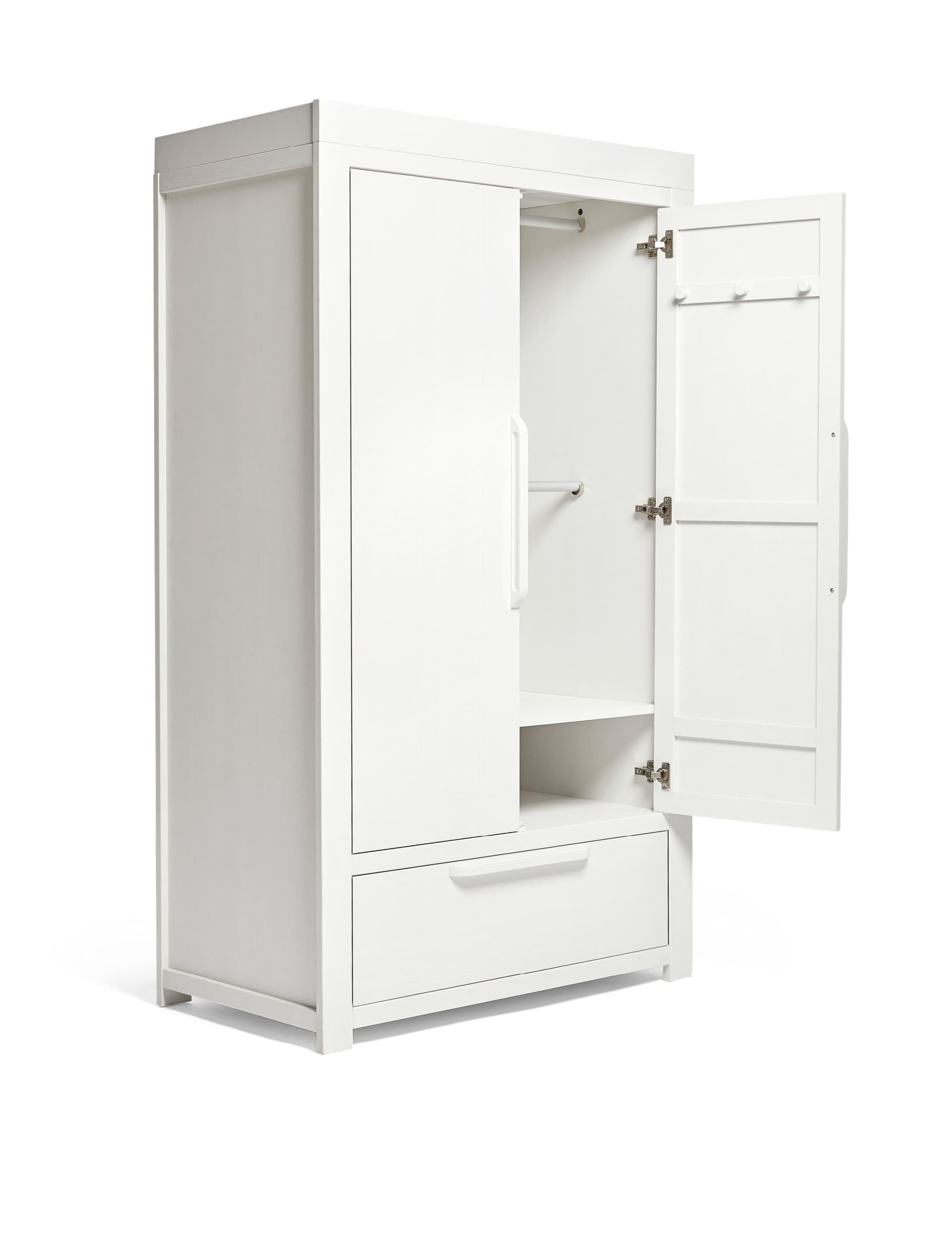 Mamas & Papas Franklin Wardrobe - White, White