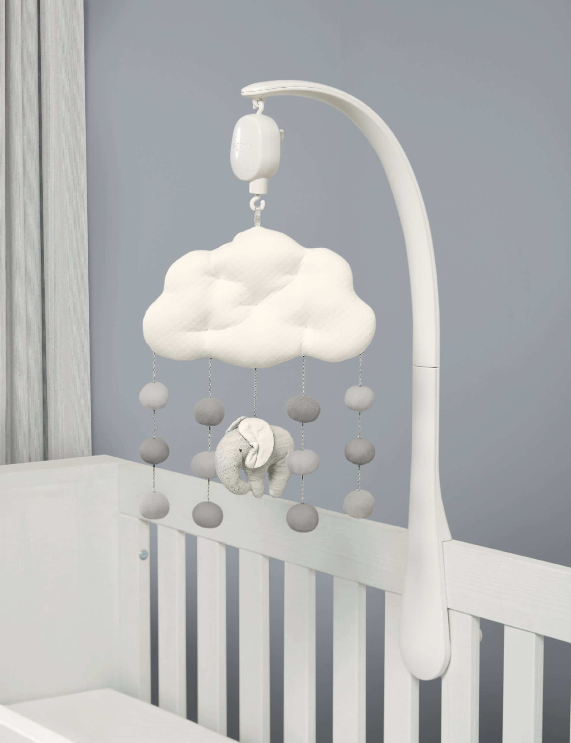 Mamas & Papas Welcome to the World Musical Mobile - Grey, Grey