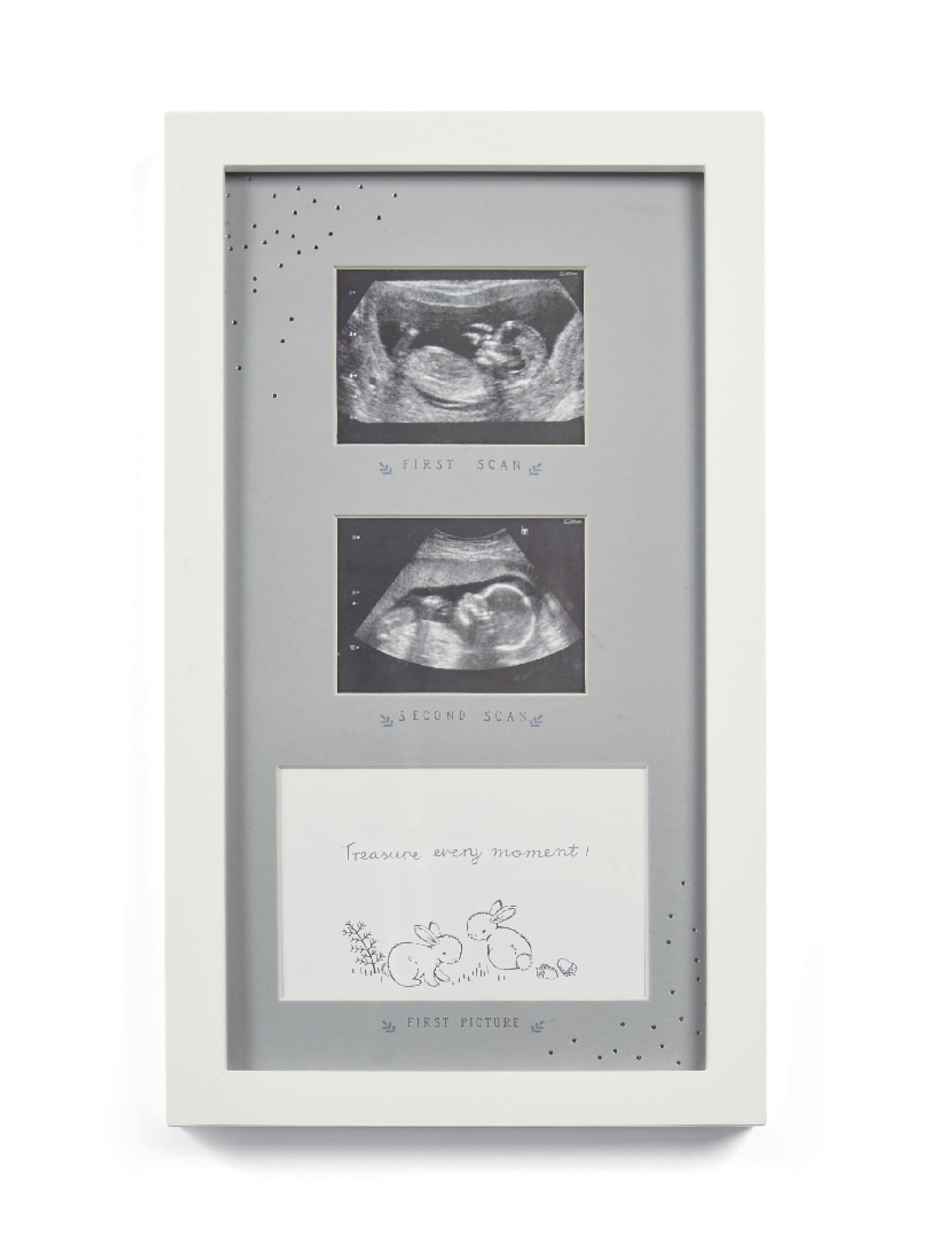 Mamas & Papas Forever Treasured Baby Photo Frame - White, White