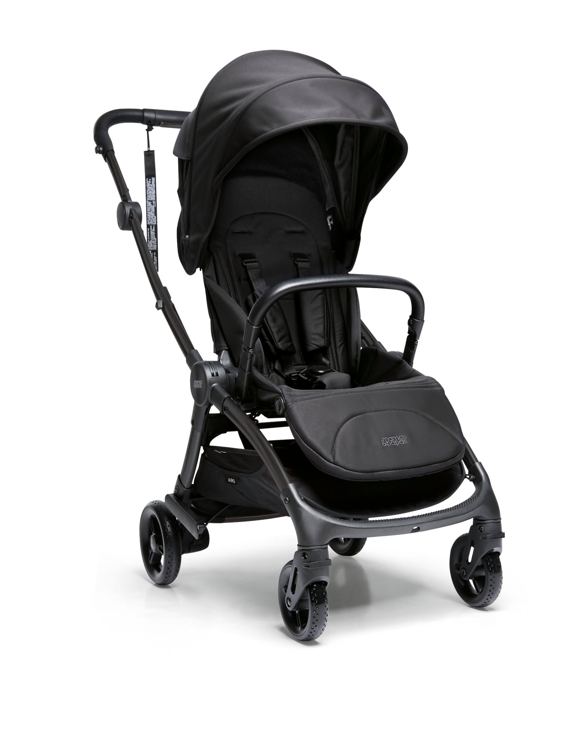 Mamas & Papas Greige Airo Pushchair - Black, Black