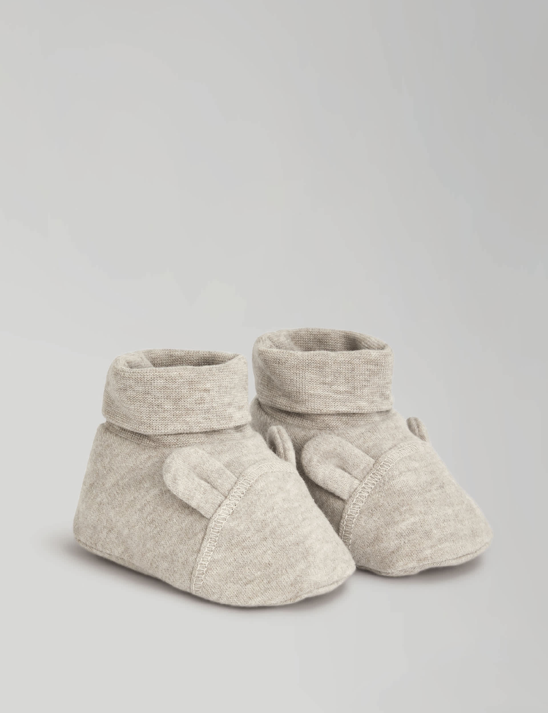 Mamas & Papas Bear Booties (7lbs-12 Mths) - 0-3 M - Brown, Brown